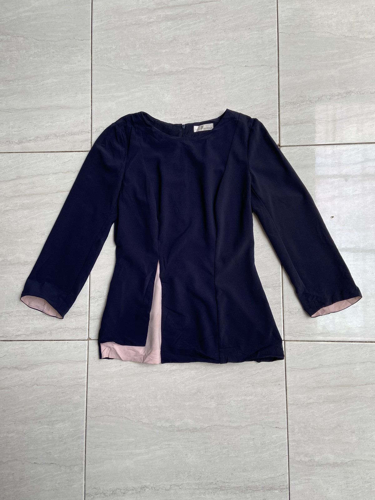 Dior D UNIFORMS Navy Blouse Size XS / US 0-2 / IT 36-38 - 1 Thumbnail
