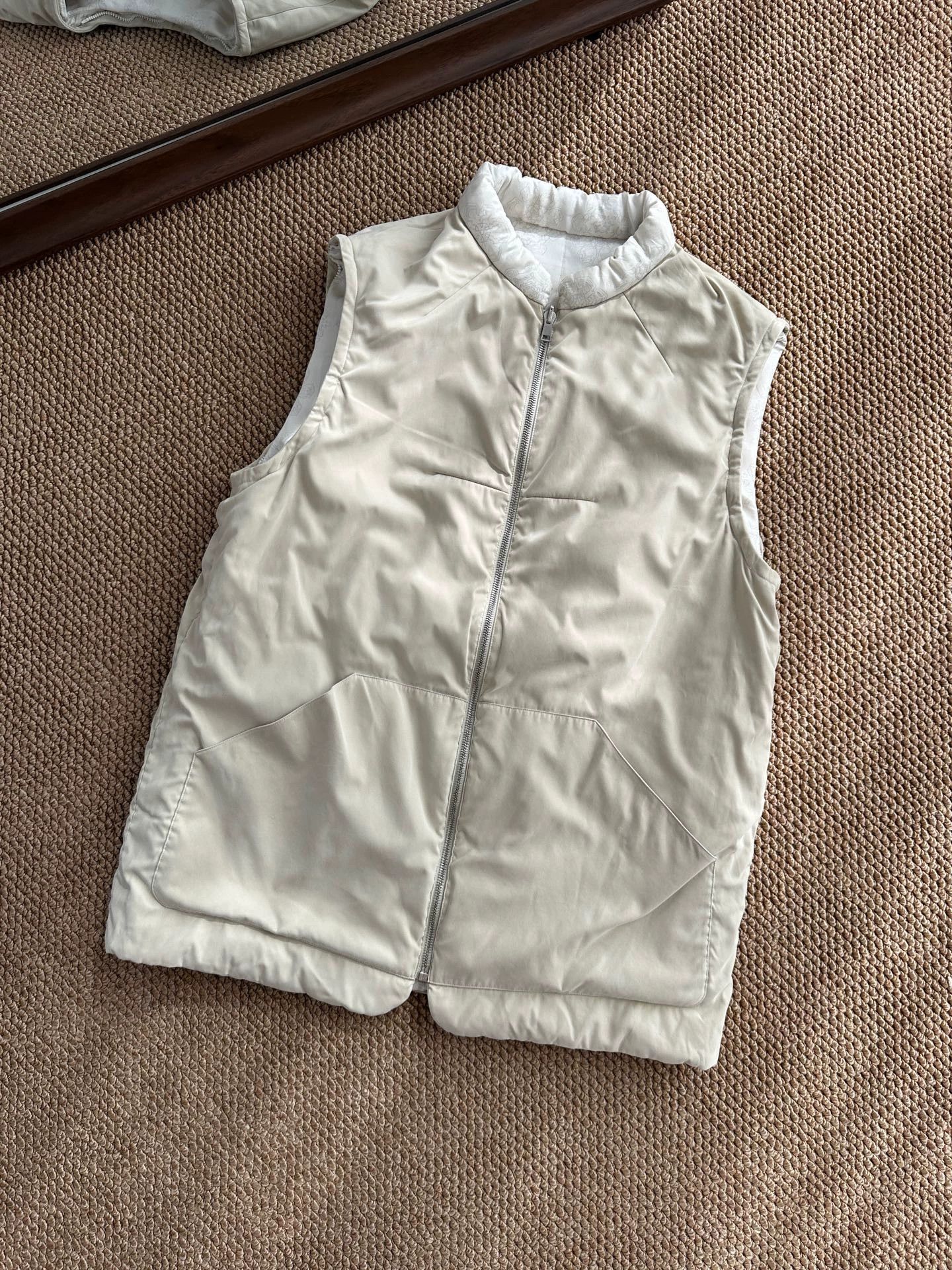 Hermes HERMES Margiela Detachable Silk Reversible Jacket Women's ME Size M / US 6-8 / IT 42-44 - 6 Thumbnail