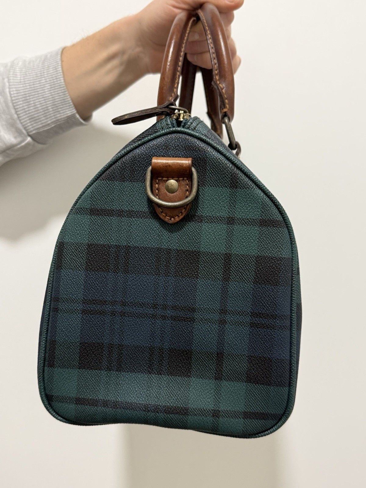 Polo Ralph Lauren DDP Vintage Polo Ralph Lauren Plaid Speedy Small Boston Bag Size ONE SIZE - 6 Thumbnail