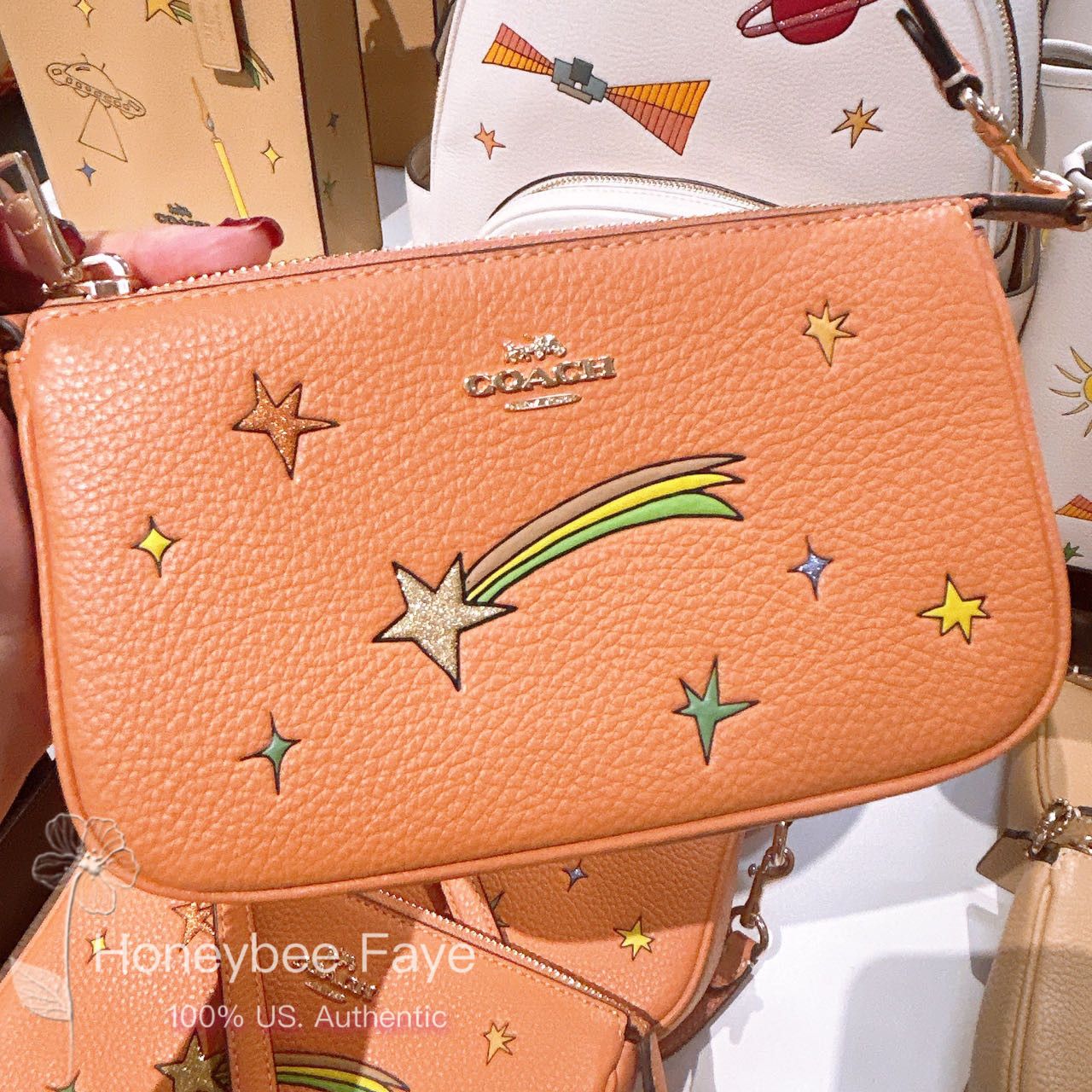 Coach Coach X Observed By Us Nolita 19 In Leather With Star Print Size ONE SIZE - 4 Thumbnail