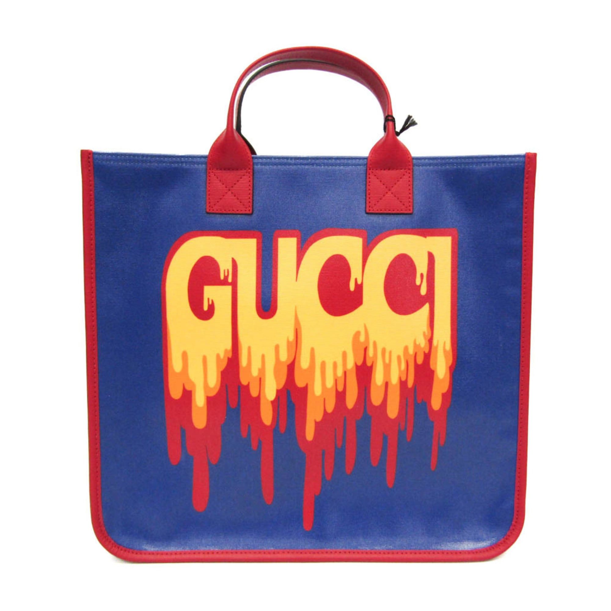 Gucci Gucci Children 550763 Girls,Boys PVC,Leather Handbag,Tote Bag Blue,Red Color,Yellow Size ONE SIZE - 1 Thumbnail