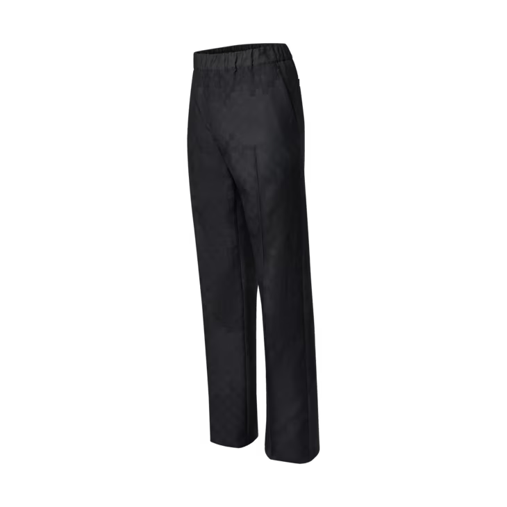 Louis Vuitton Silk and Wool Blend Drawstring Trousers Size 50R - 3 Thumbnail