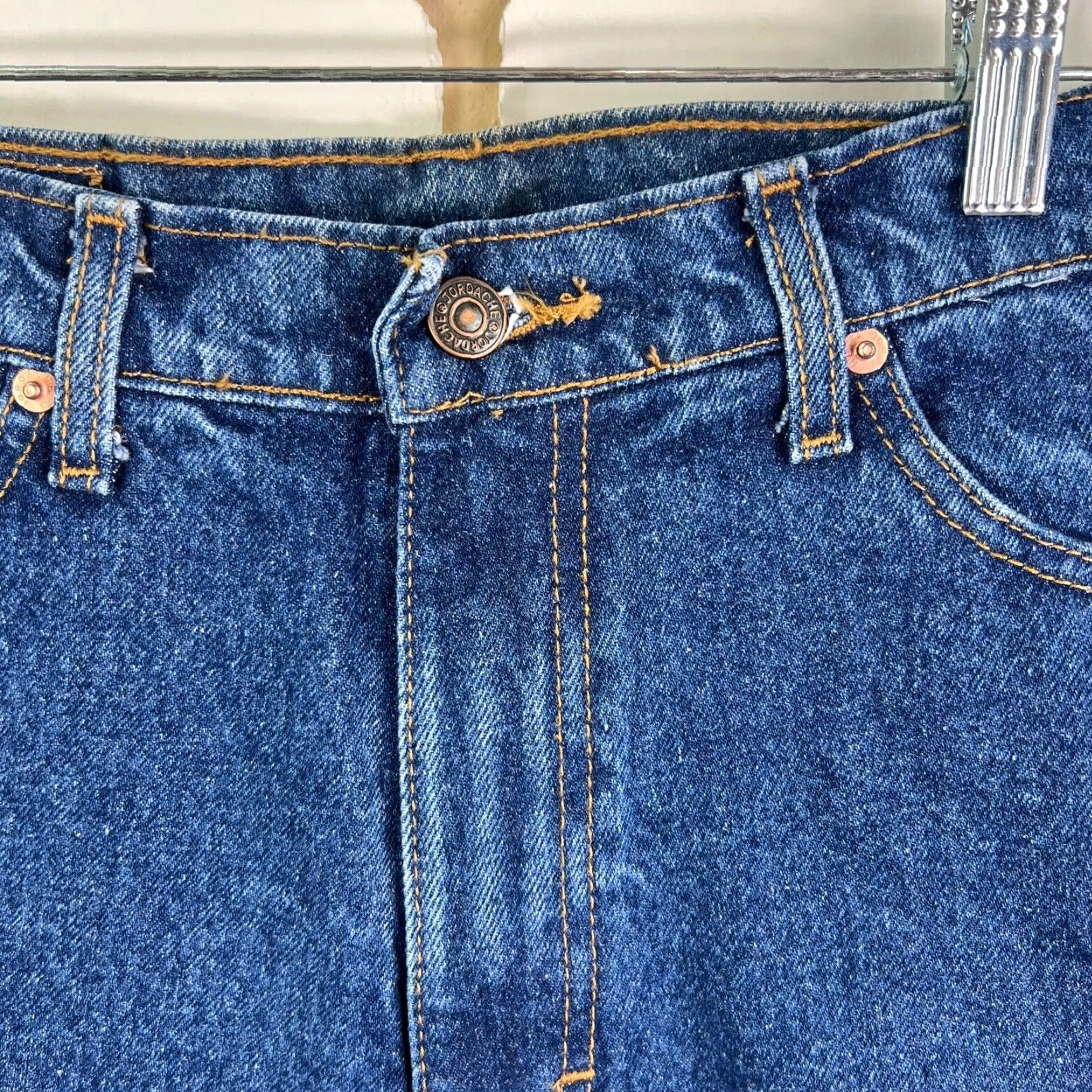 Jordache Jordache Classic Fit Blue Denim Shorts Mens Size 32 X11 Casual Chino 90s Cowboy Size US 32 / EU 48 - 2 Thumbnail