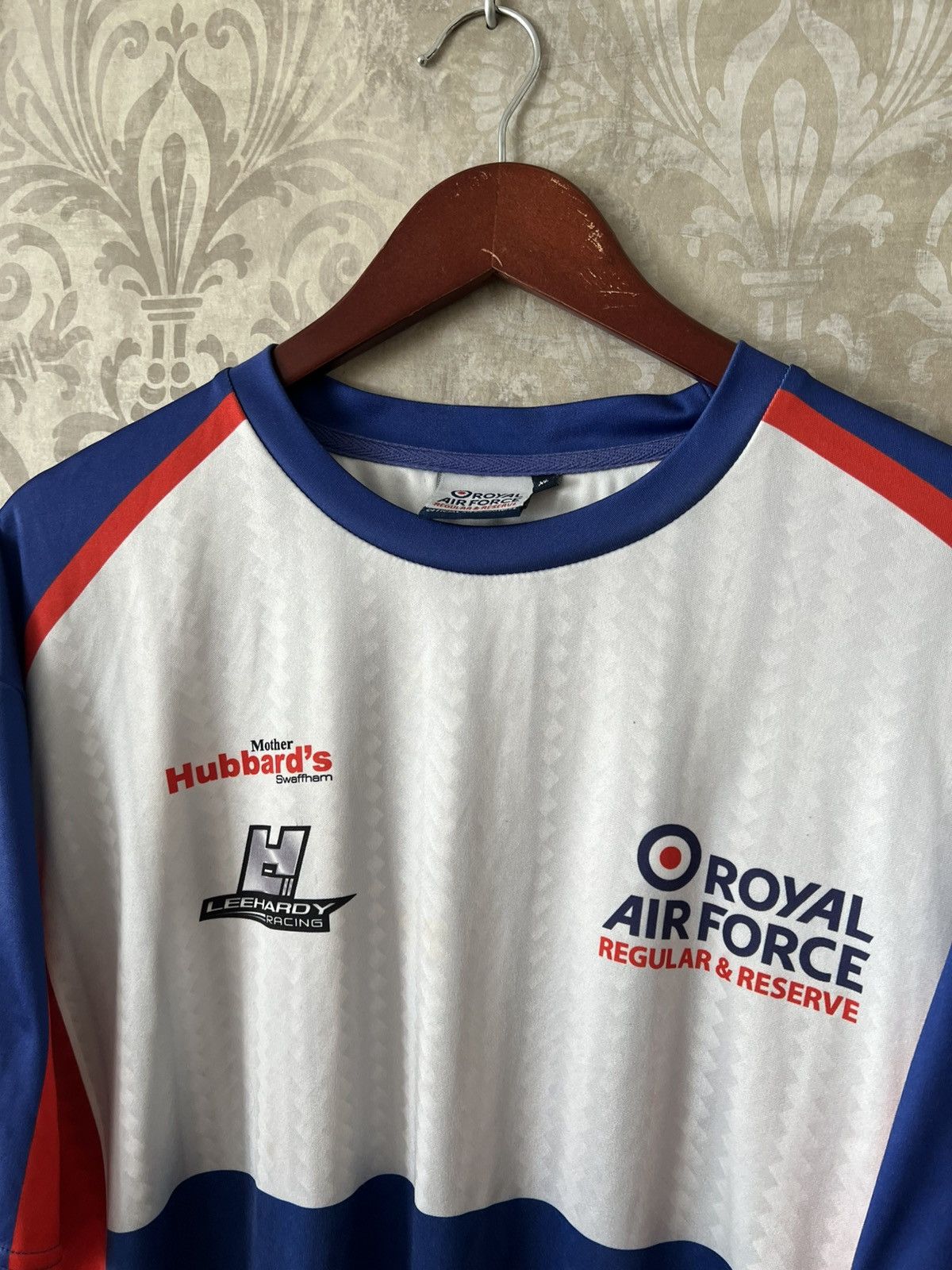 Other Vintage Royal Air Force Racing Jersey RAF Motorsport Tee Size US XL / EU 56 / 4 - 4 Thumbnail