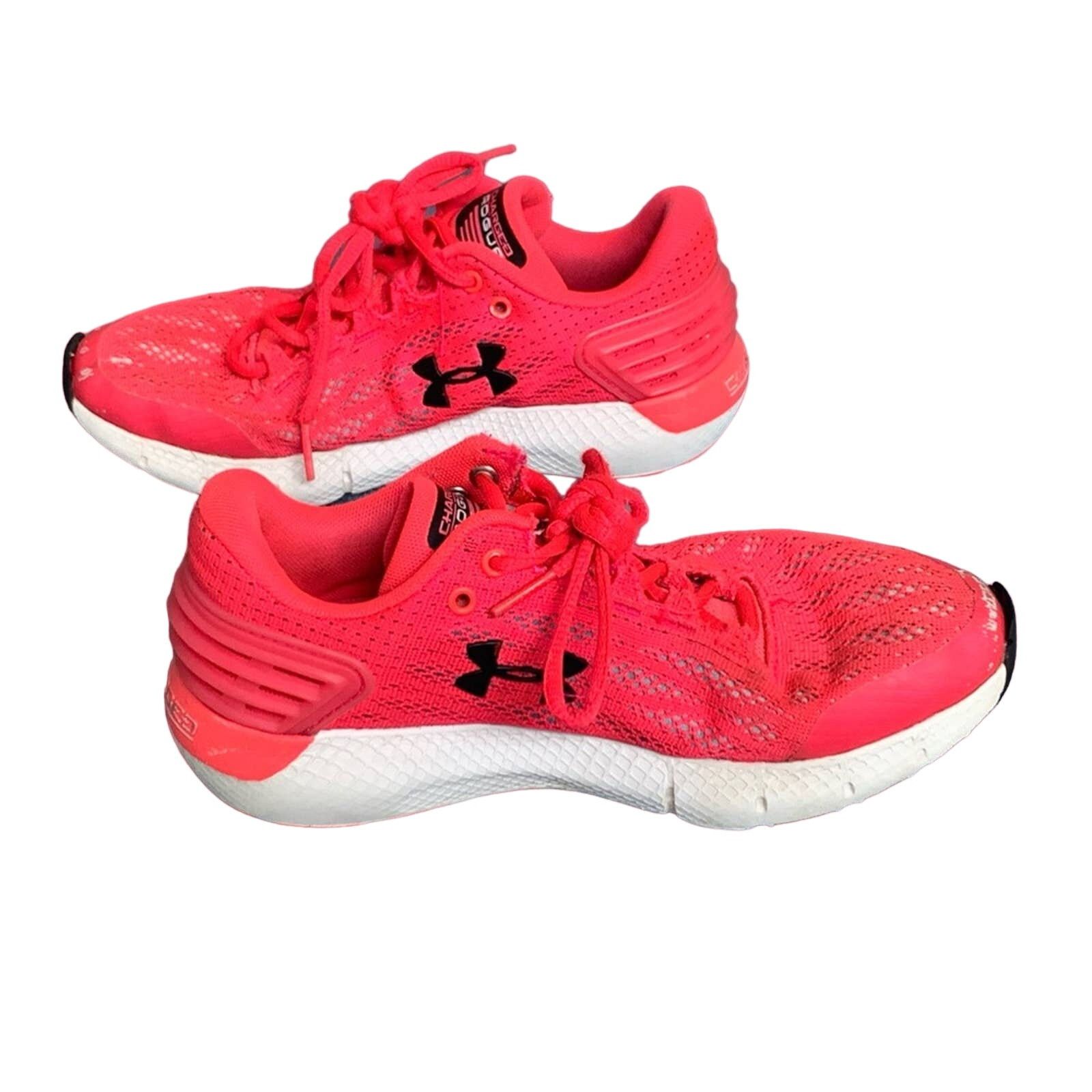 Under Armour UNDER ARMOUR CHARGED ROGUE ATHLETIC SHOES HYPER WMNS 5 3.5Y Size US 5 / EU 37 - 3 Thumbnail