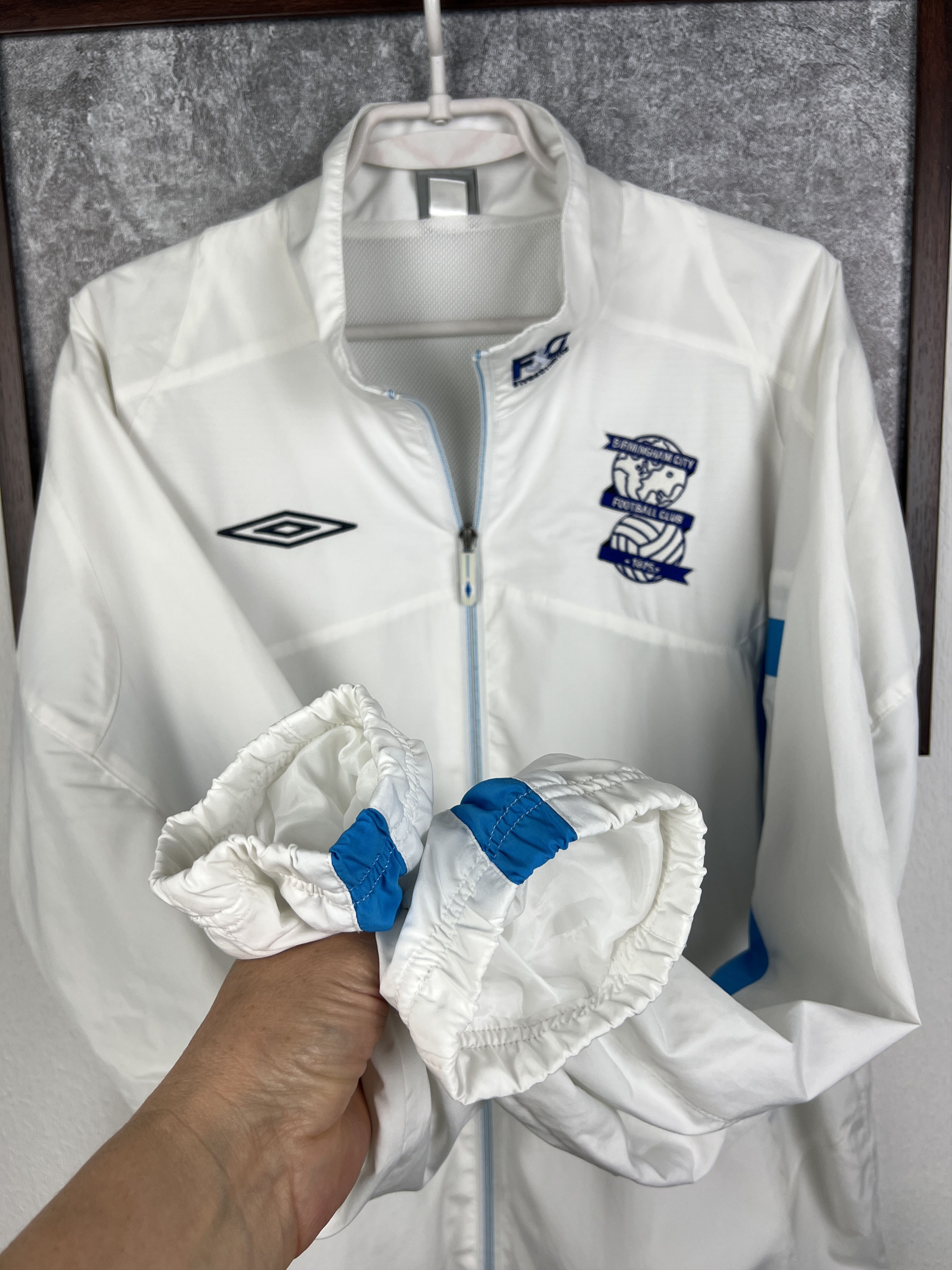 Umbro Vintage Birmingham City Football Jacket Soccer Track Top Size US L / EU 52-54 / 3 - 6 Thumbnail