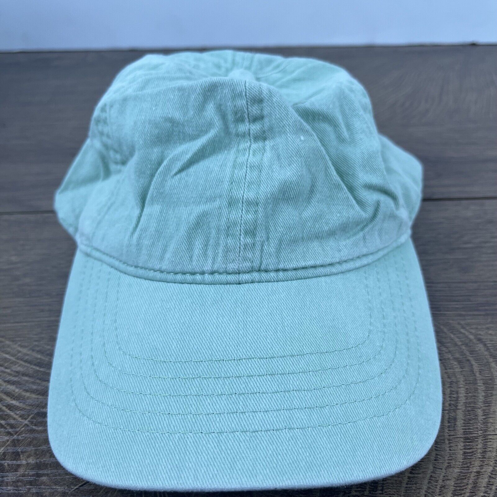 Other Plain Teal Blue Hat Blue Cap Adjustable Blue Adult Size Hat Size ONE SIZE - 1 Thumbnail