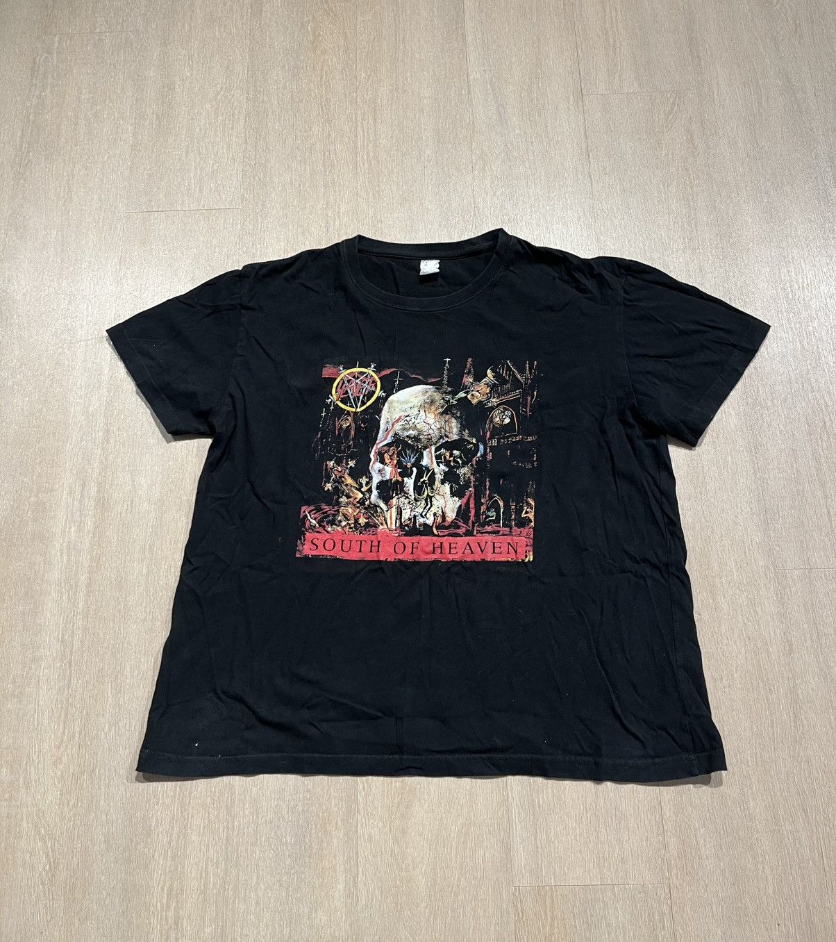 Vintage Slayer shirt Large Size US L / EU 52-54 / 3 - 2 Thumbnail