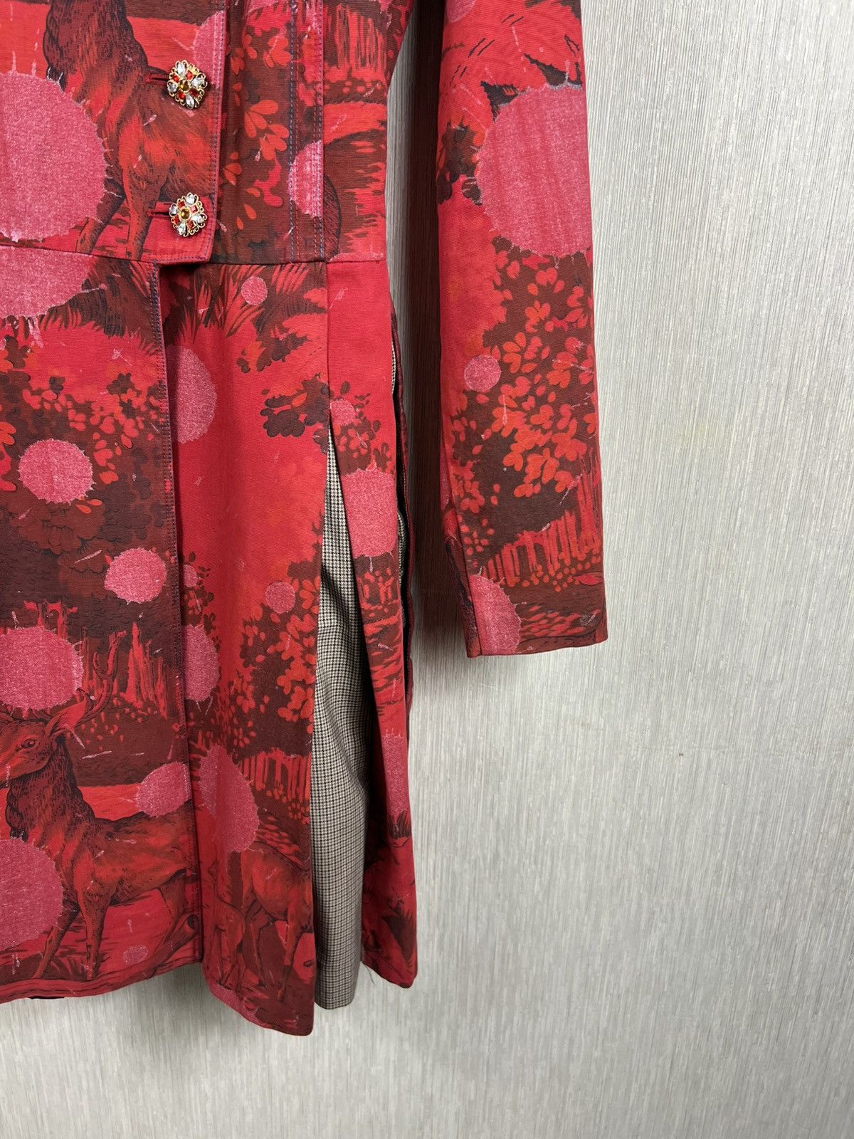 Custo Barcelona Custo Barcelona full print animal roe deer y2k long coat Size S / US 4 / IT 40 - 5 Thumbnail