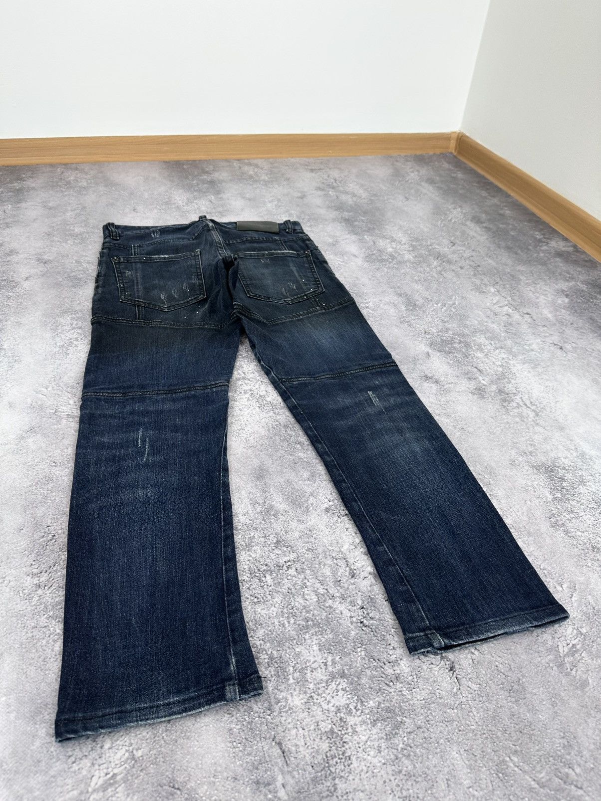 Dsquared2 Dsquared2 Avant Garde Distressed Designer Luxury Opium Jeans Size US 32 / EU 48 - 9 Thumbnail