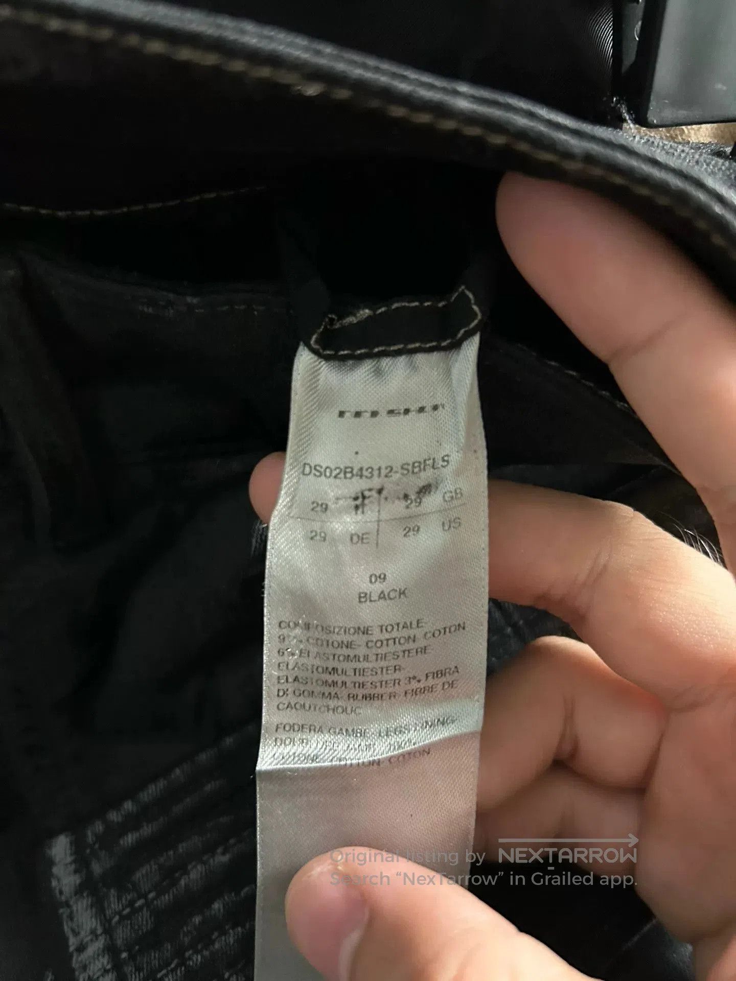 Rick Owens Drkshdw Rick Owens Drkshdw Black Denim Pants Size 29. Size US 29 - 5 Thumbnail