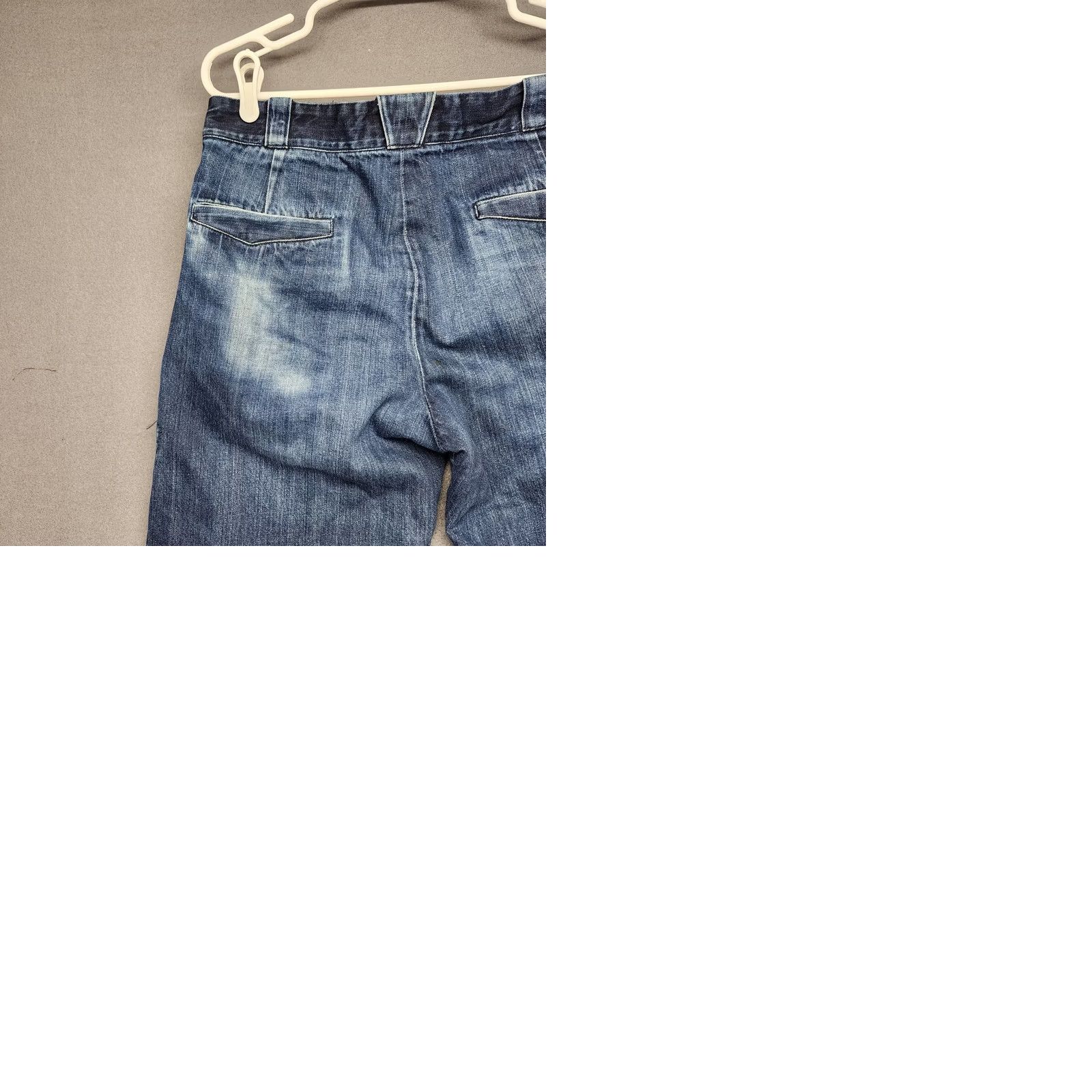 Denime Rogan Jeans Denim Distressed Button Fly 34x26 100% Cotton Jeans Mens Regular Blue Distressed, Button Fly, 34x26, Rogan Jeans Size US 34 / EU 50 - 10 Thumbnail