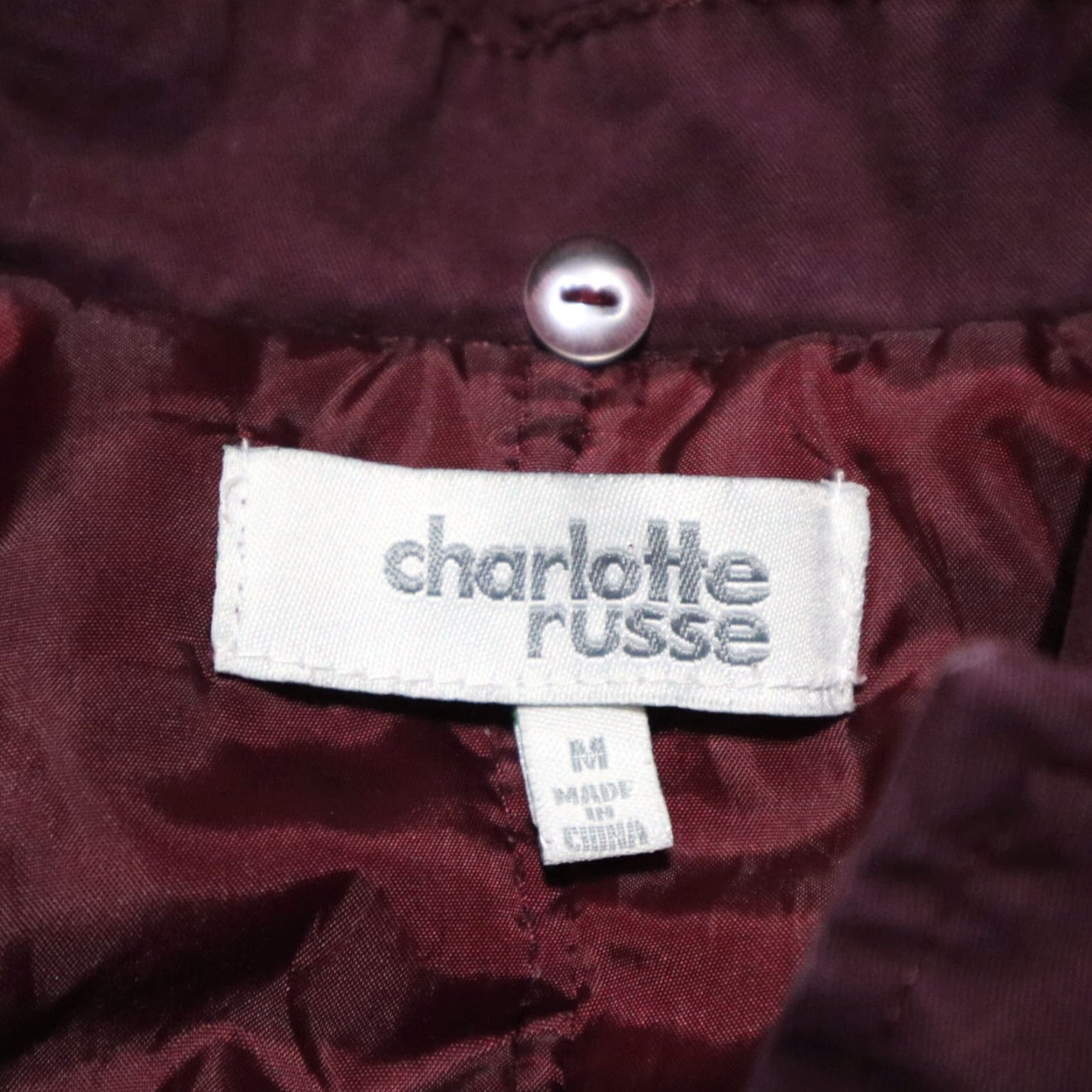 Vintage Charlotte Russe Jacket Women XS Purple Button Zip Outdoor Coat Adult Regular Size XS Size XS / US 0-2 / IT 36-38 - 3 Thumbnail