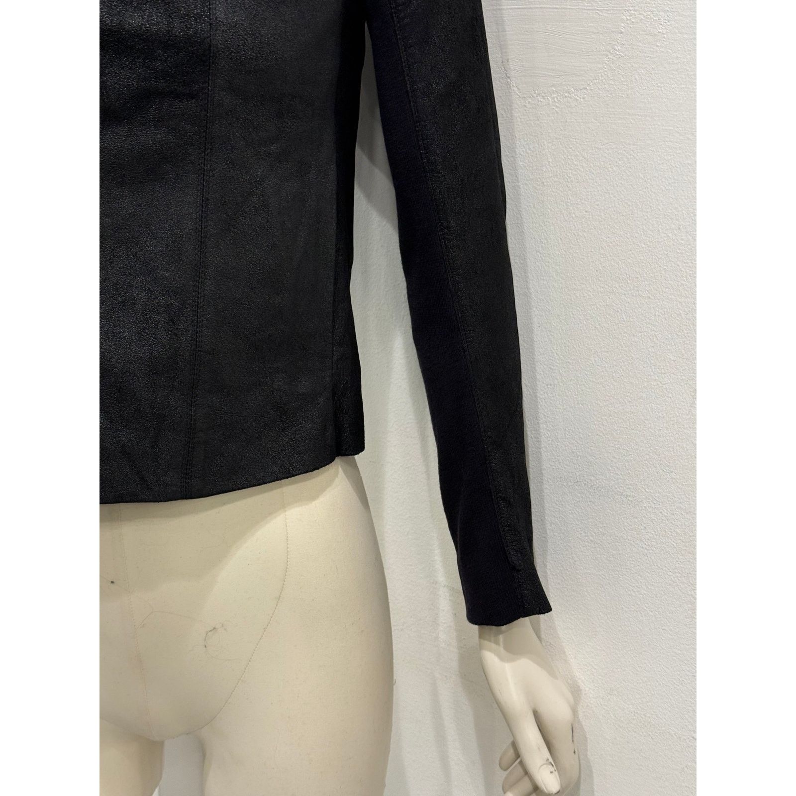 Rick Owens 2000s Rick Owens hooded leather jacket Size US XS / EU 42 / 0 - 4 Thumbnail