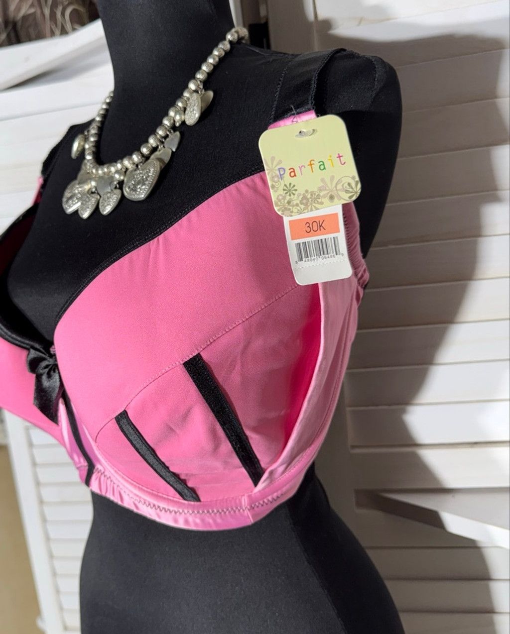 Vintage NWT extra support bra special rare size 30K hot pink unique Size ONE SIZE - 6 Thumbnail
