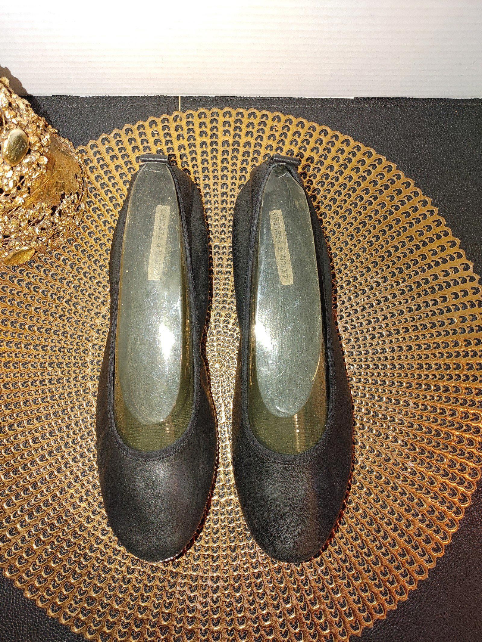Designer Chelsea and Violet Ruby Studded Ballet Flats Size 10M Size US 10 / IT 40 - 4 Thumbnail