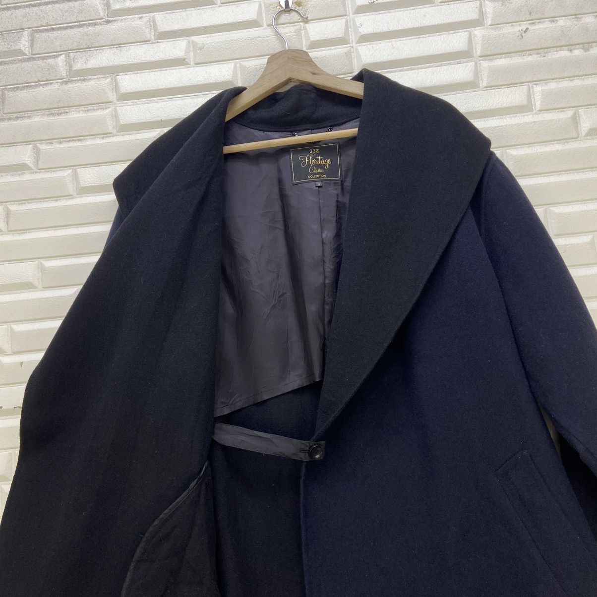 Other 23 Heritage Classic Collection Loro Piana Fabric Wool Coat Size L / US 10 / IT 46 - 12 Thumbnail