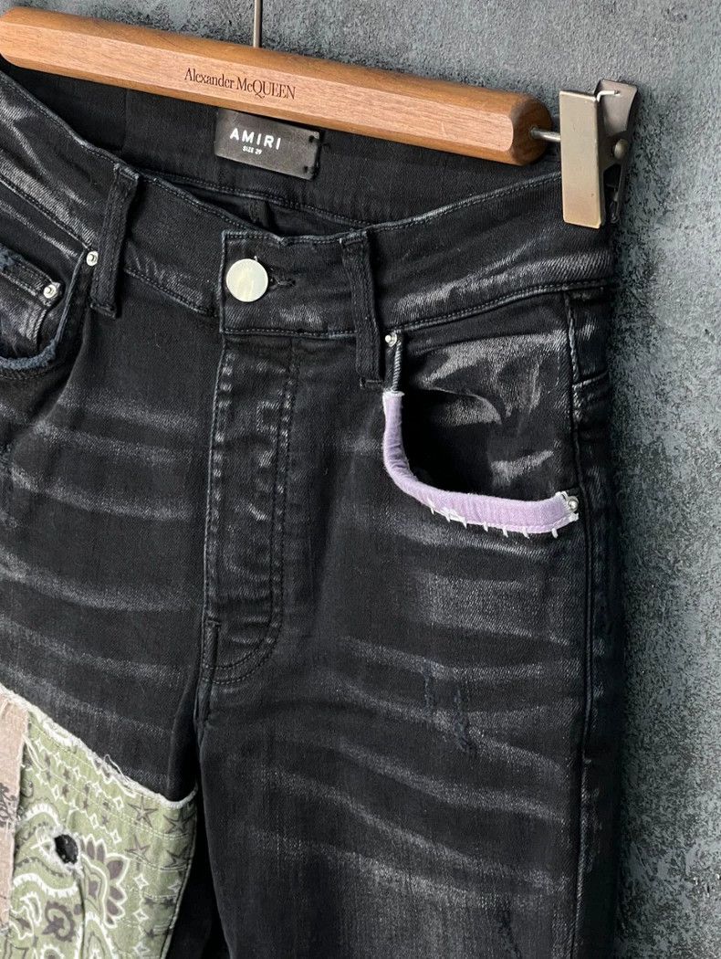 Amiri Amiri Patchwork distressed jeans Size US 29 - 5 Thumbnail