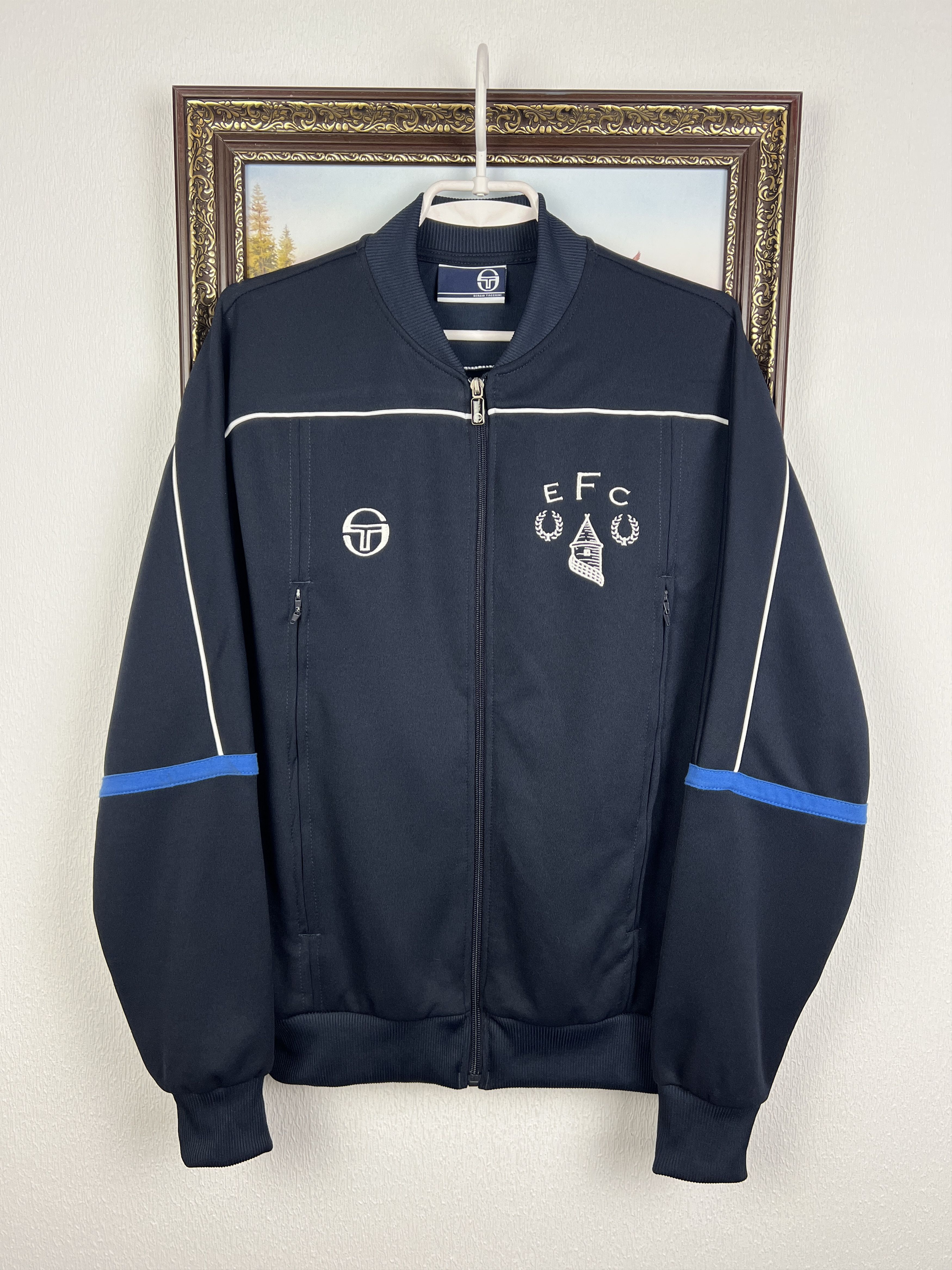 Sergio Tacchini Rare Sergio Tacchini Everton Football Jacket Soccer TrackTop Size US M / EU 48-50 / 2 - 1 Thumbnail