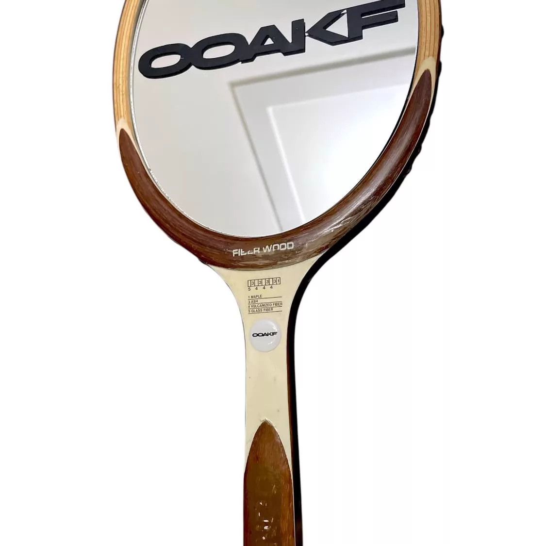 Vintage Vintage OOAKF Tennis Racket Decor Mirror Size ONE SIZE - 3 Thumbnail