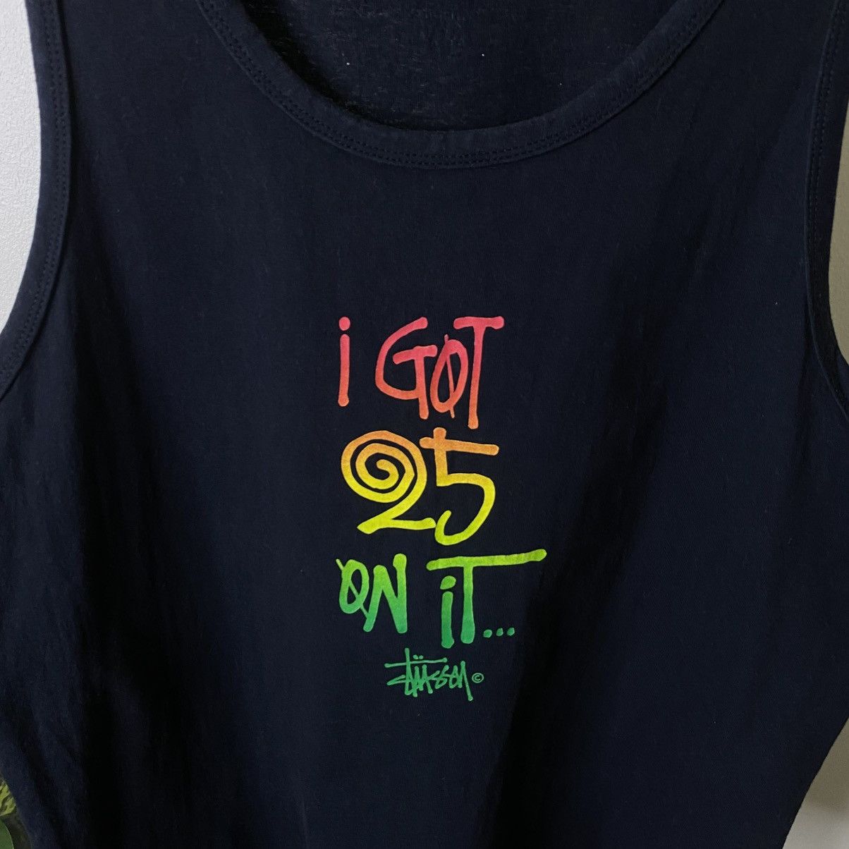 Stussy Vintage Y2K Stussy I Got 25 On It Tank Top Size US L / EU 52-54 / 3 - 2 Thumbnail