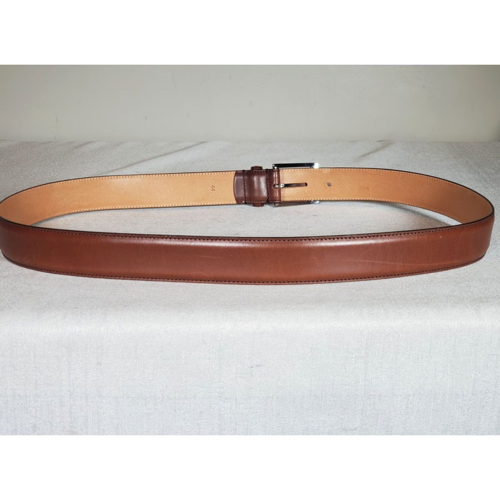 To Boot New York To Boot New York Dress Mens 44 Brown Adam Derrick Leather Belt Parma Tek Italy Men Size 44 - 3 Thumbnail