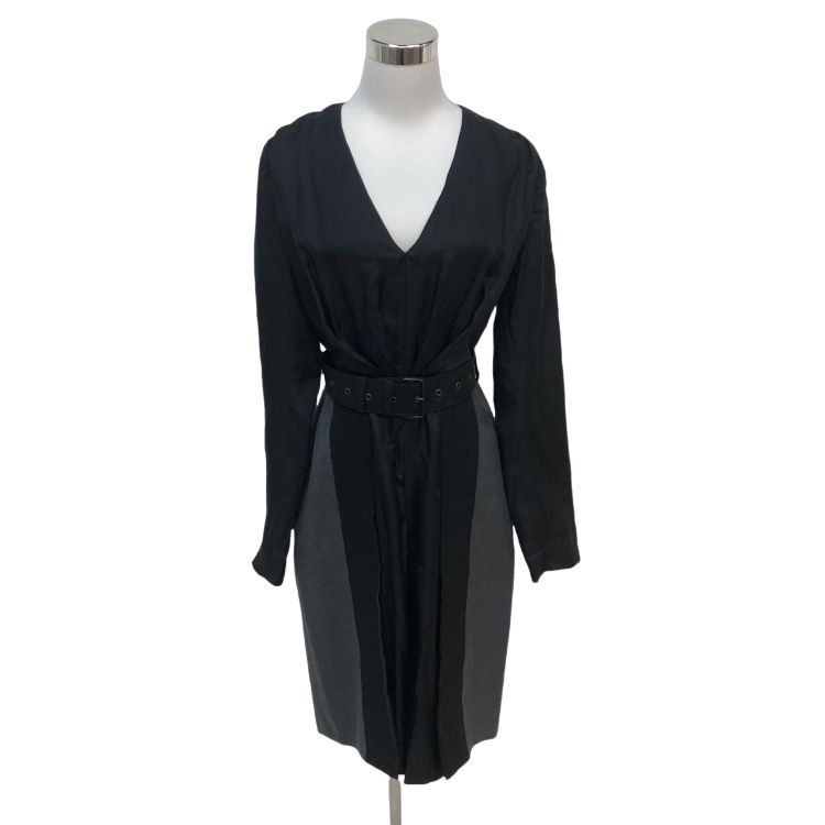 Prada Prada Colorblock Belted Midi Dress Size 40 Size S / US 4 / IT 40 - 1 Thumbnail