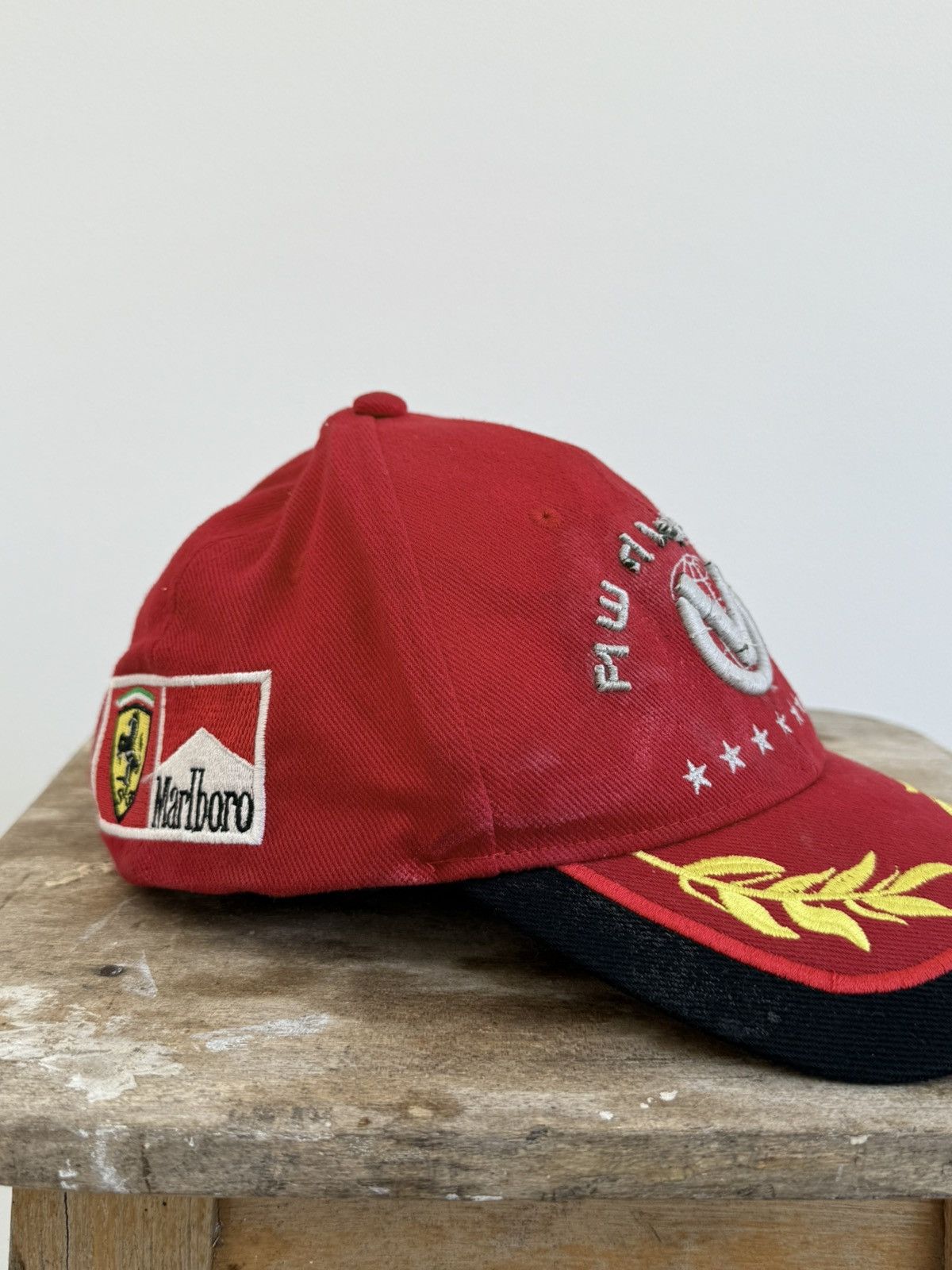 Ferrari Vintage Ferrari Marlboro Michael Schumacher Cap Hat Size ONE SIZE - 3 Thumbnail