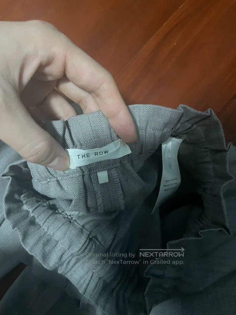 The Row The Row size S Wool straight-leg trousers Size 22" - 2 Thumbnail