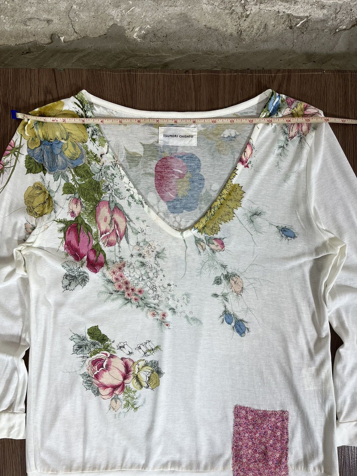 Tsumori Chisato Tsumori Chisato Floral Print Long Sleeve Top Size S / US 4 / IT 40 - 10 Thumbnail
