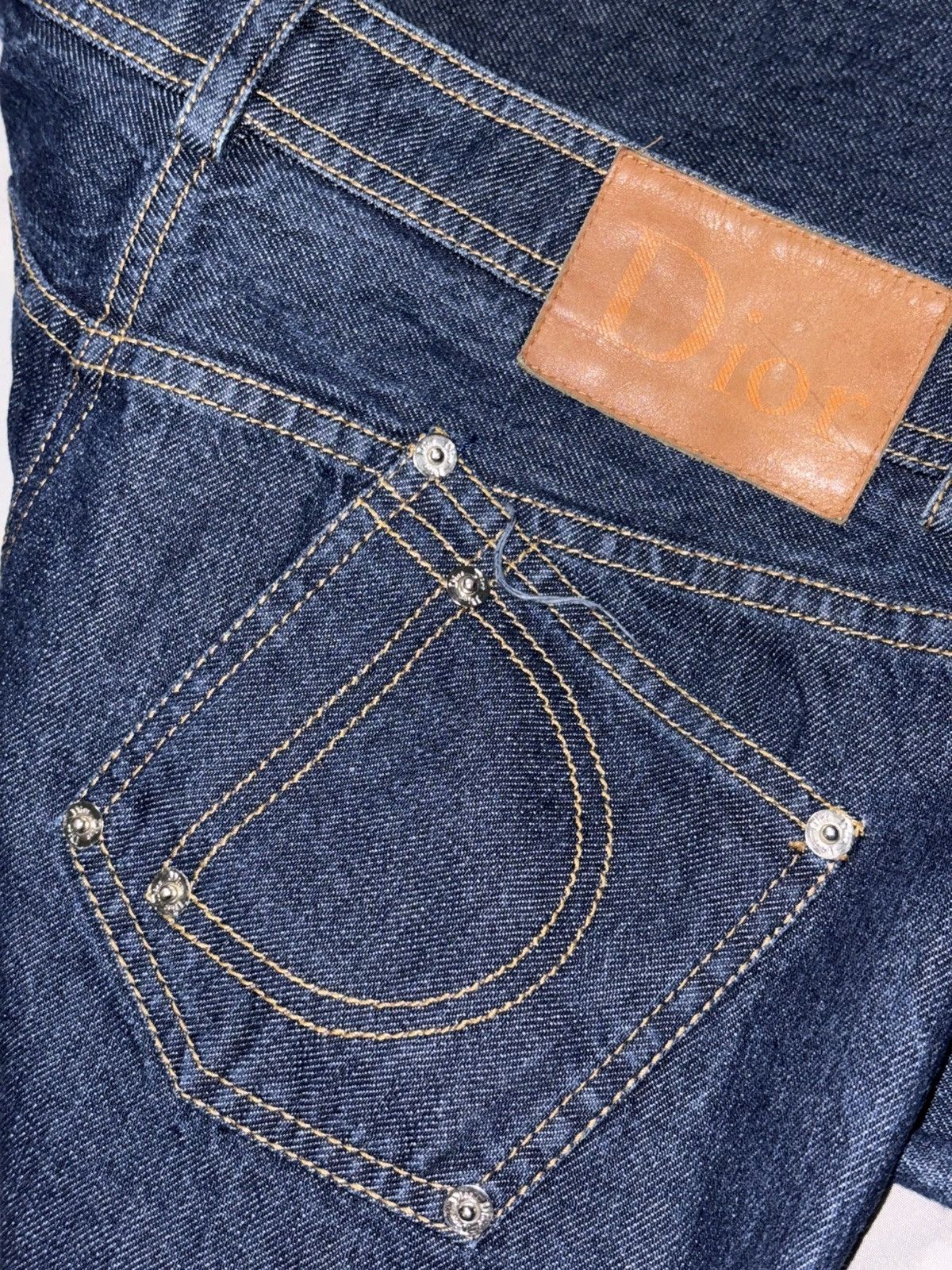 Dior 36 Christian Dior By John Galliano Bootcut Flare Jeans Denim Size US 36 / EU 52 - 7 Thumbnail