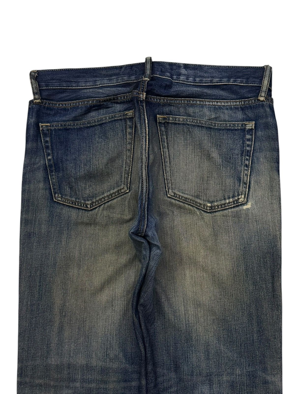 Uniqlo Vintage Uniqlo Japanese Denim Jeans | Vintage Faded Mud Wash Size US 35 - 5 Thumbnail