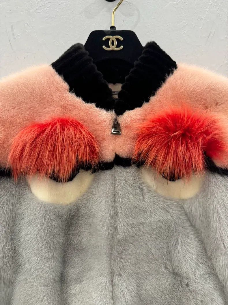 Fendi Fendi Gray, Pink, Black, Blue Multi-Color Block Pink Littl Size XS / US 0-2 / IT 36-38 - 4 Thumbnail