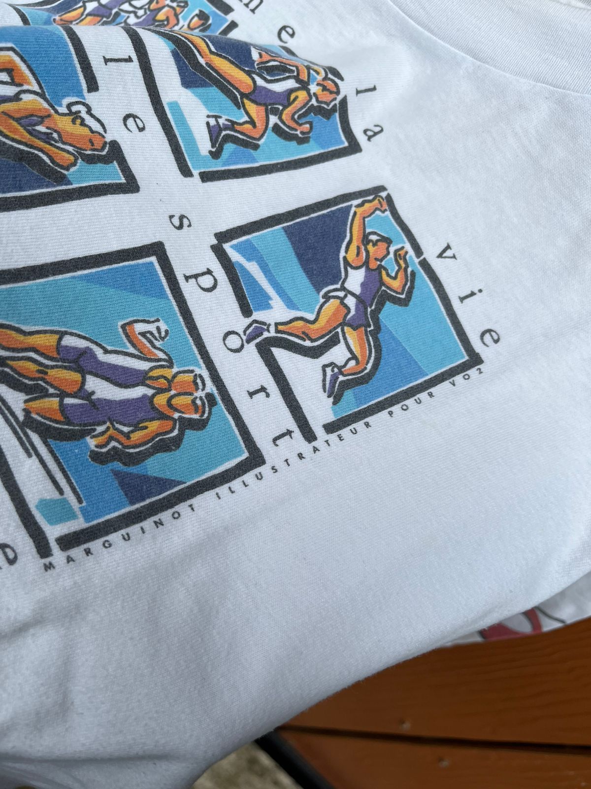 Vintage vintage VO2 magazine dopping awareness olympics tee tshirt Size US L / EU 52-54 / 3 - 6 Thumbnail