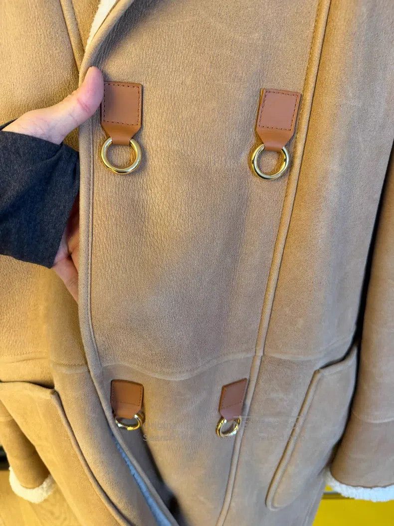 Loewe Loewe Men's Fur-Trimmed Full-Length Coat Size US S / EU 44-46 / 1 - 6 Thumbnail