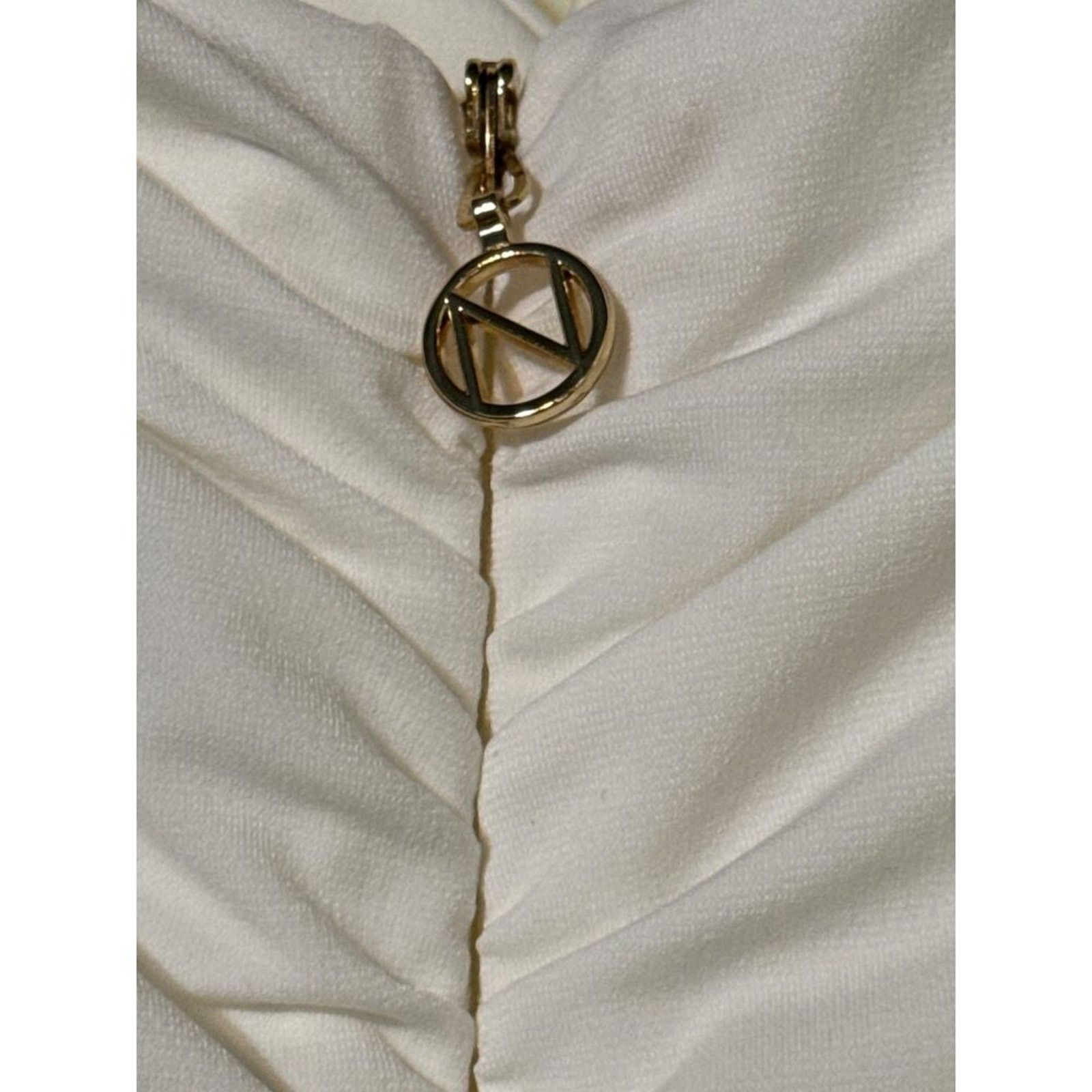 Other Nookie Riley Ring Midi Dress Ivory Lined Ruched Small Size S / US 4 / IT 40 - 11 Thumbnail
