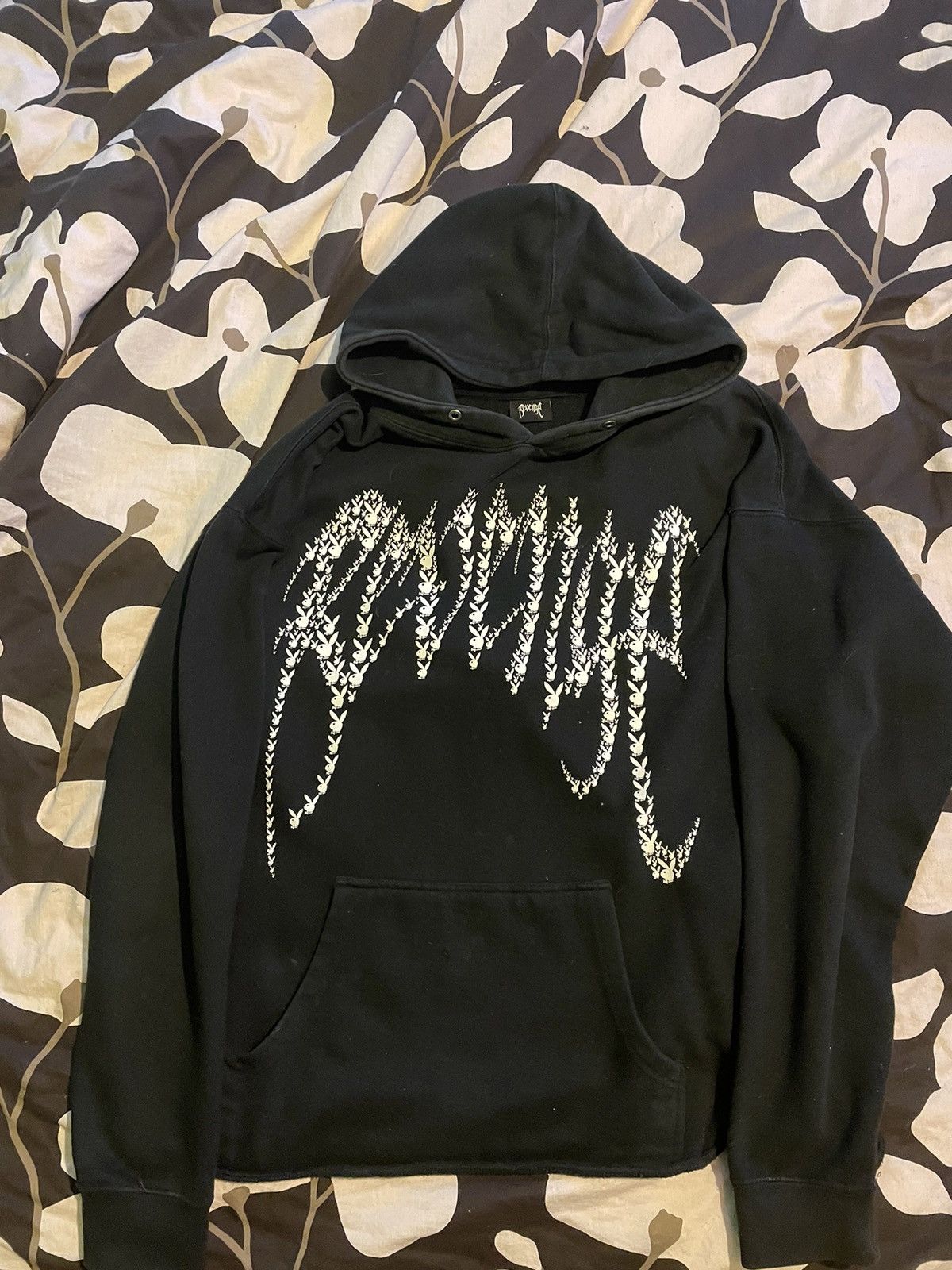 image of Revenge Playboy Hoodie Black, Men's (Size XL)