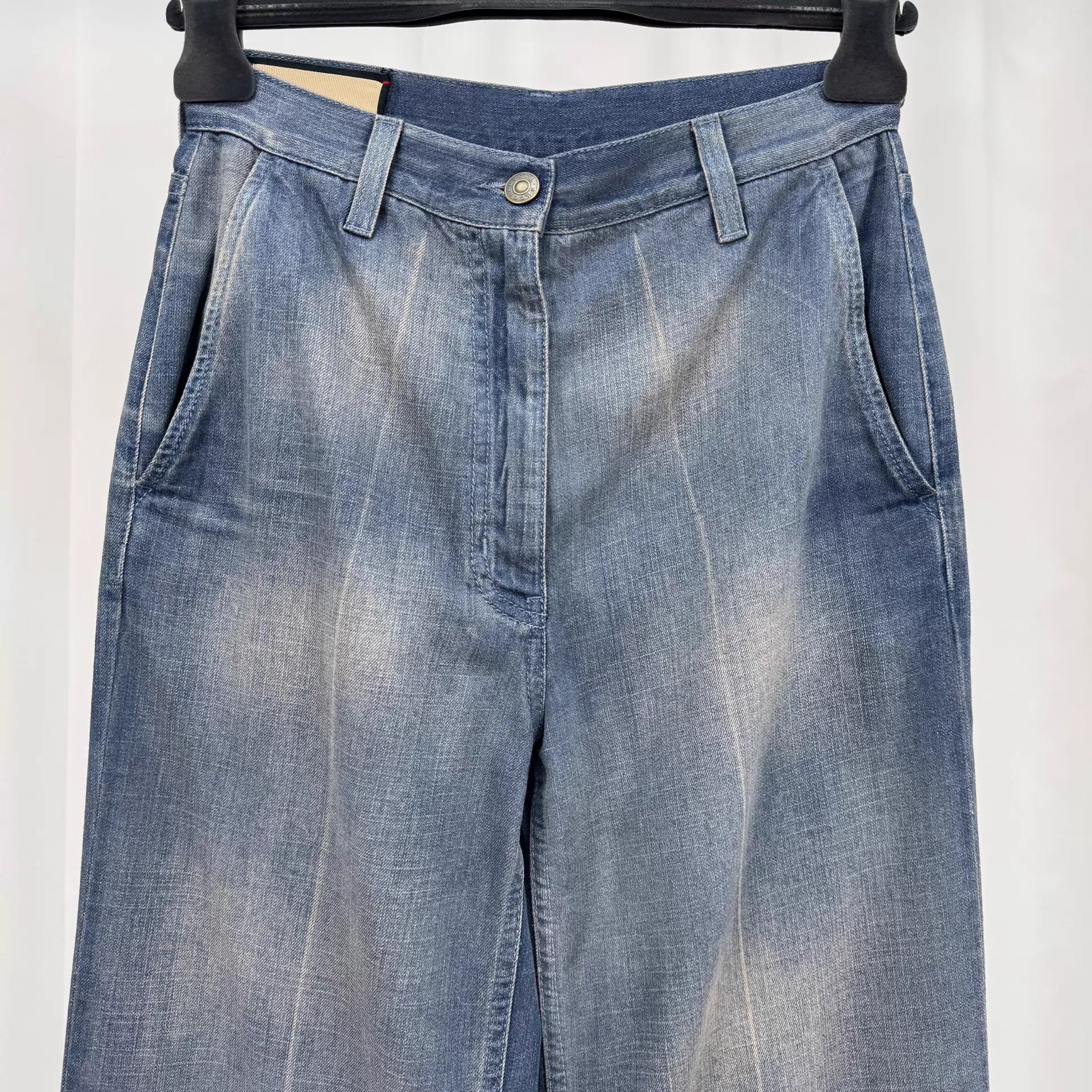 Gucci Gucci Leather Patch Washed Jeans W25 New Size 25" / US 0 / IT 36 - 3 Thumbnail