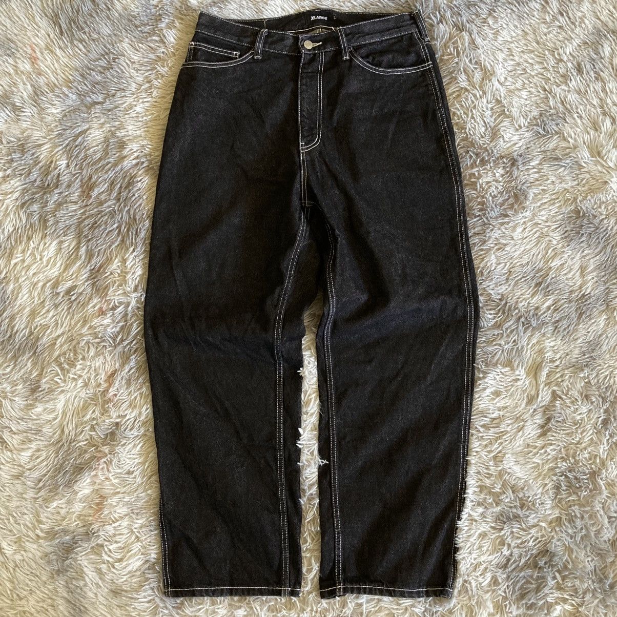 X-LARGE Vintage X-LARGE Baggy Jeans 🦍✨ Size US 34 / EU 50 - 3 Thumbnail