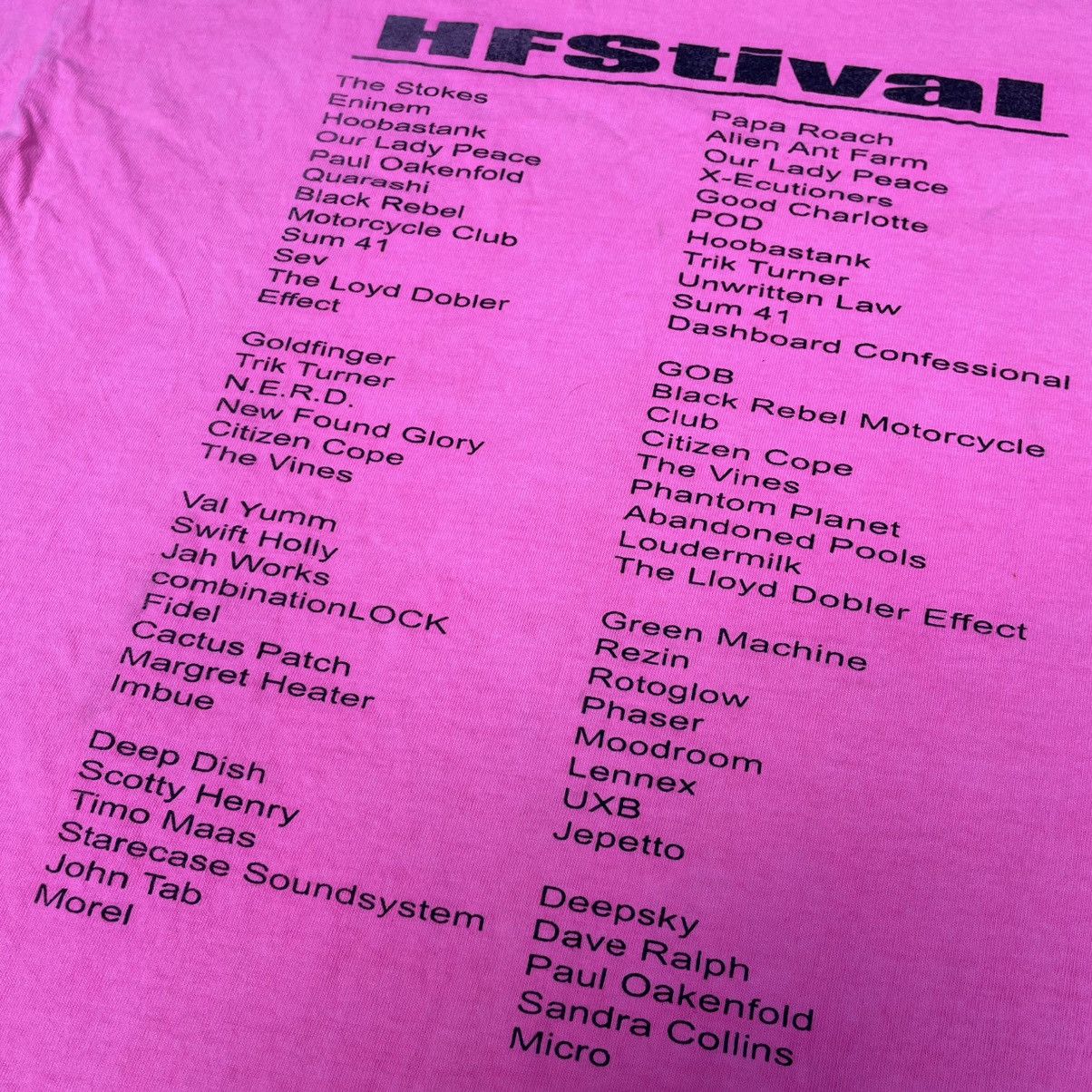 Band Tees × Vintage Vintage HFStival Music Festival 90s T-Shirt Size US L / EU 52-54 / 3 - 14 Thumbnail
