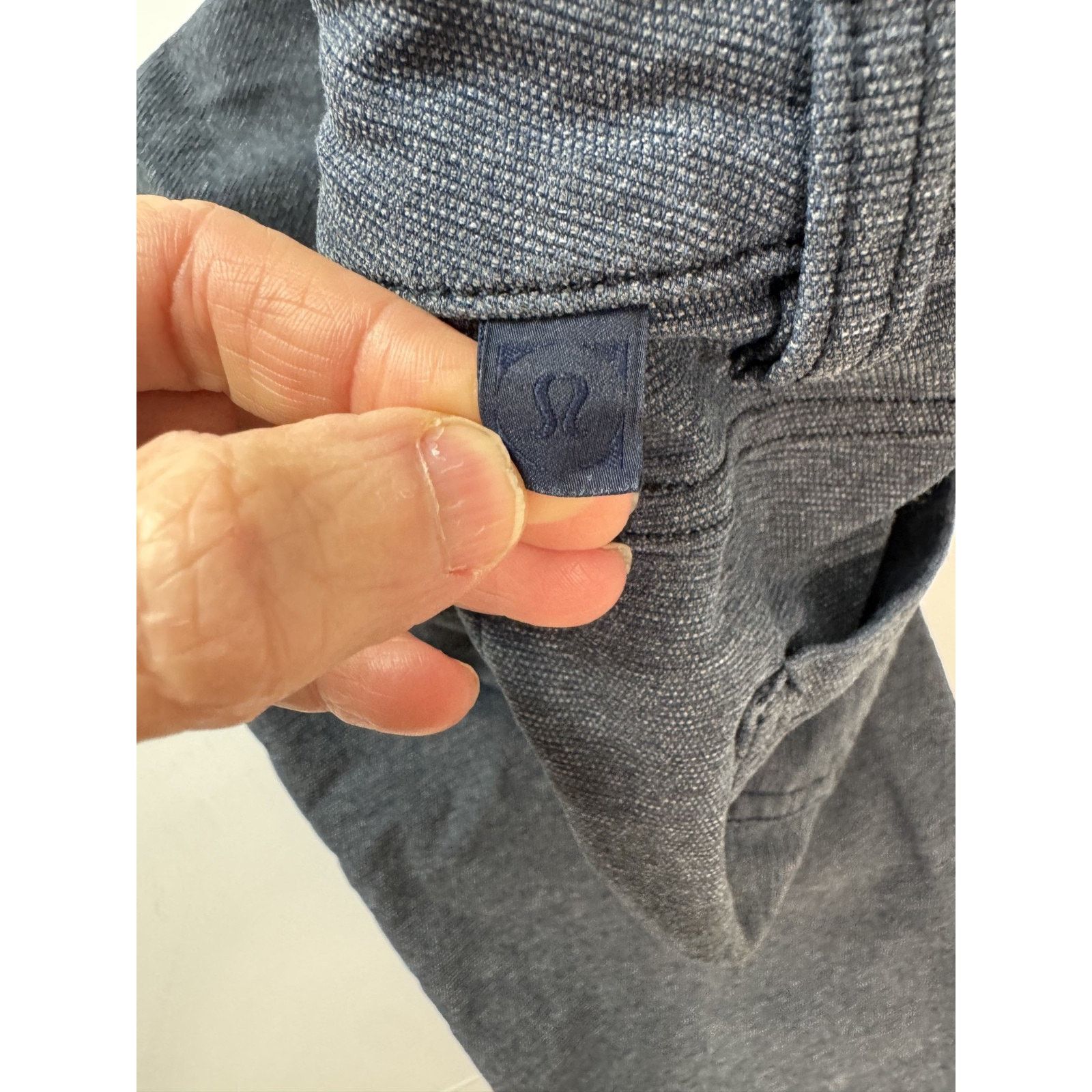 Lululemon Lululemon ABC Pant Slim Tech Men's Heather Navy Blue 32 Size US 32 / EU 48 - 9 Thumbnail
