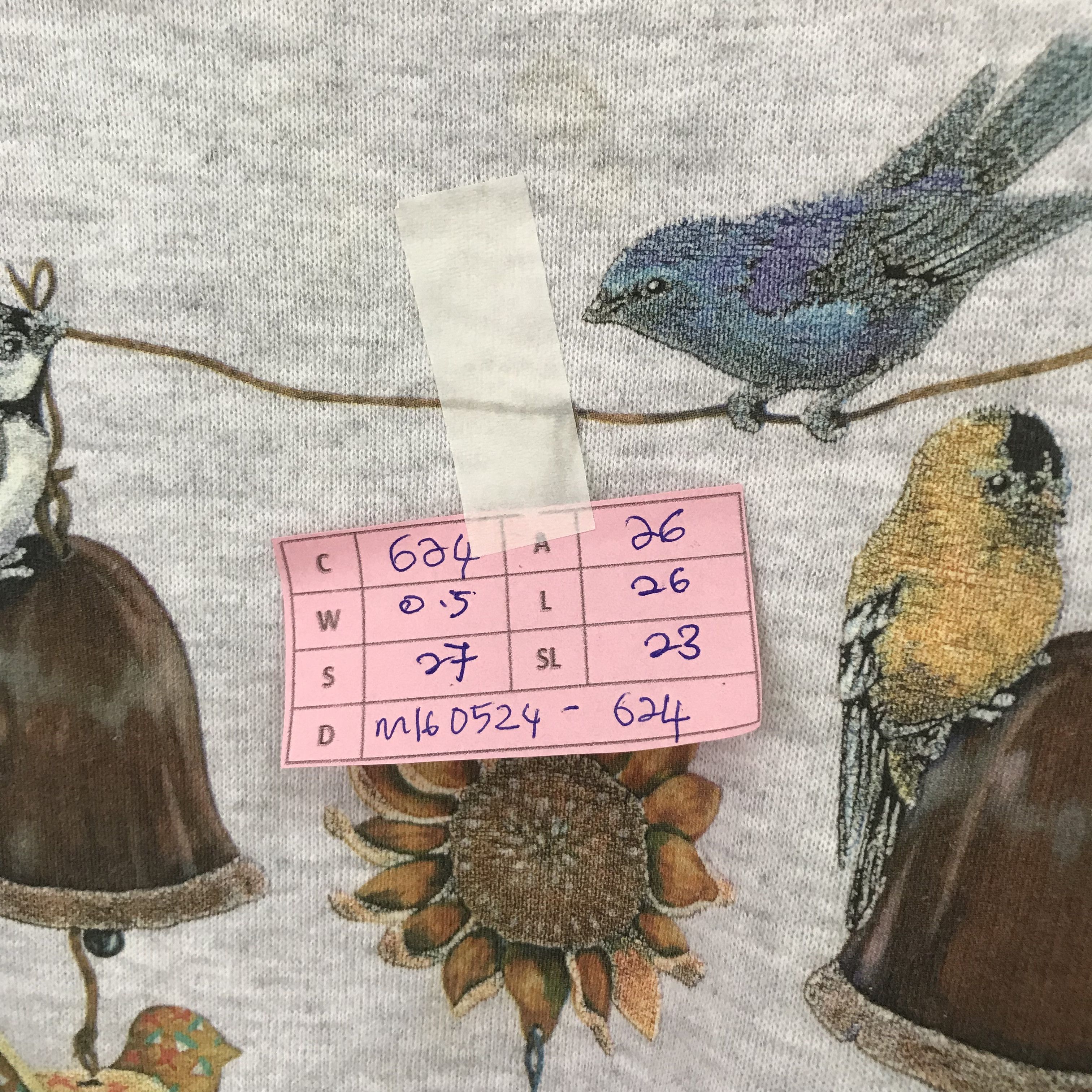 Vintage Vintage Cardinal Bird Graphic Gray Sweatshirt - 624 Size US L / EU 52-54 / 3 - 8 Thumbnail