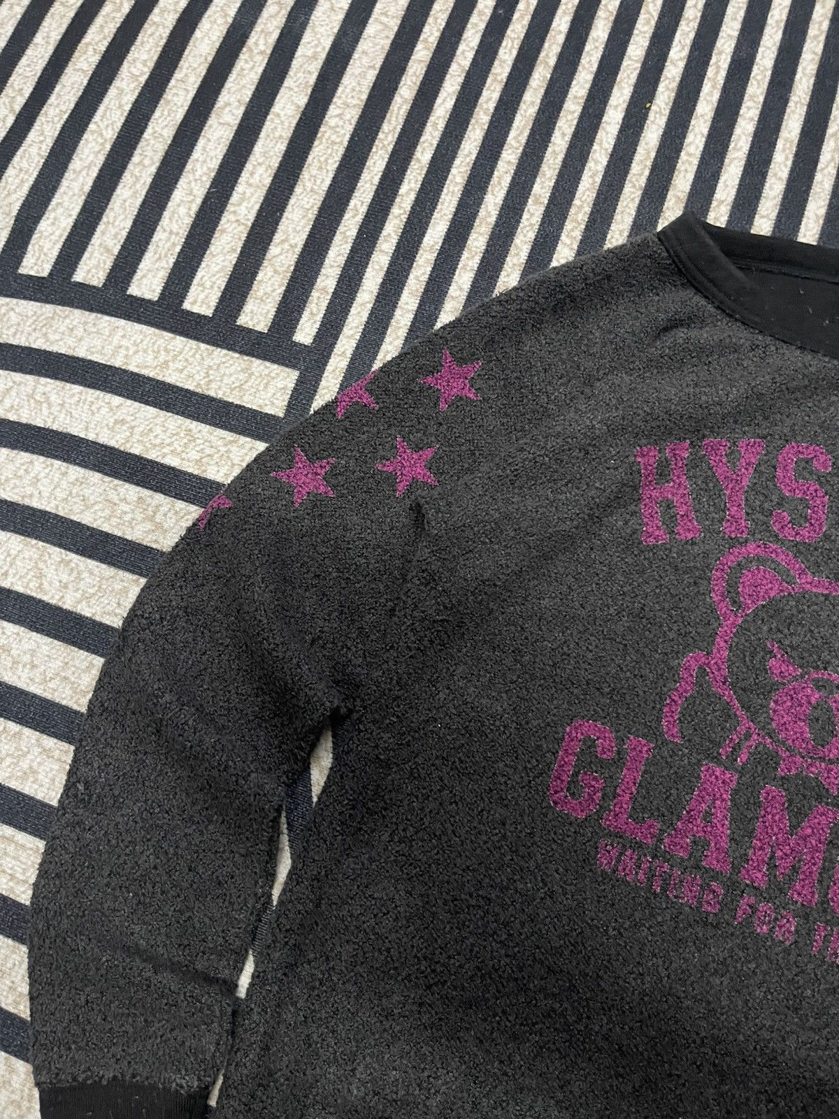 Hysteric Glamour 90s HYSTERIC GLAMOUR BIG LOGO ANGRY BEAR FLEECE CREWNECK Size M / US 6-8 / IT 42-44 - 6 Thumbnail