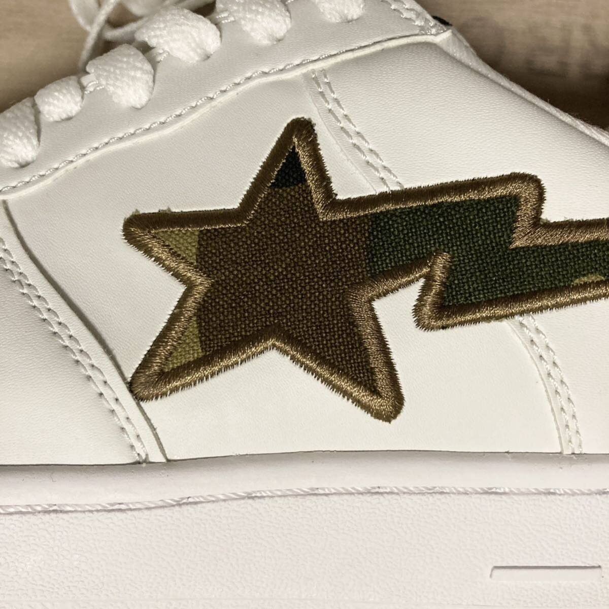 Bape BAPESTA Leather sneakers 1st camo a bathing ape BAPE STA Size US 9.5 / EU 42-43 - 7 Thumbnail