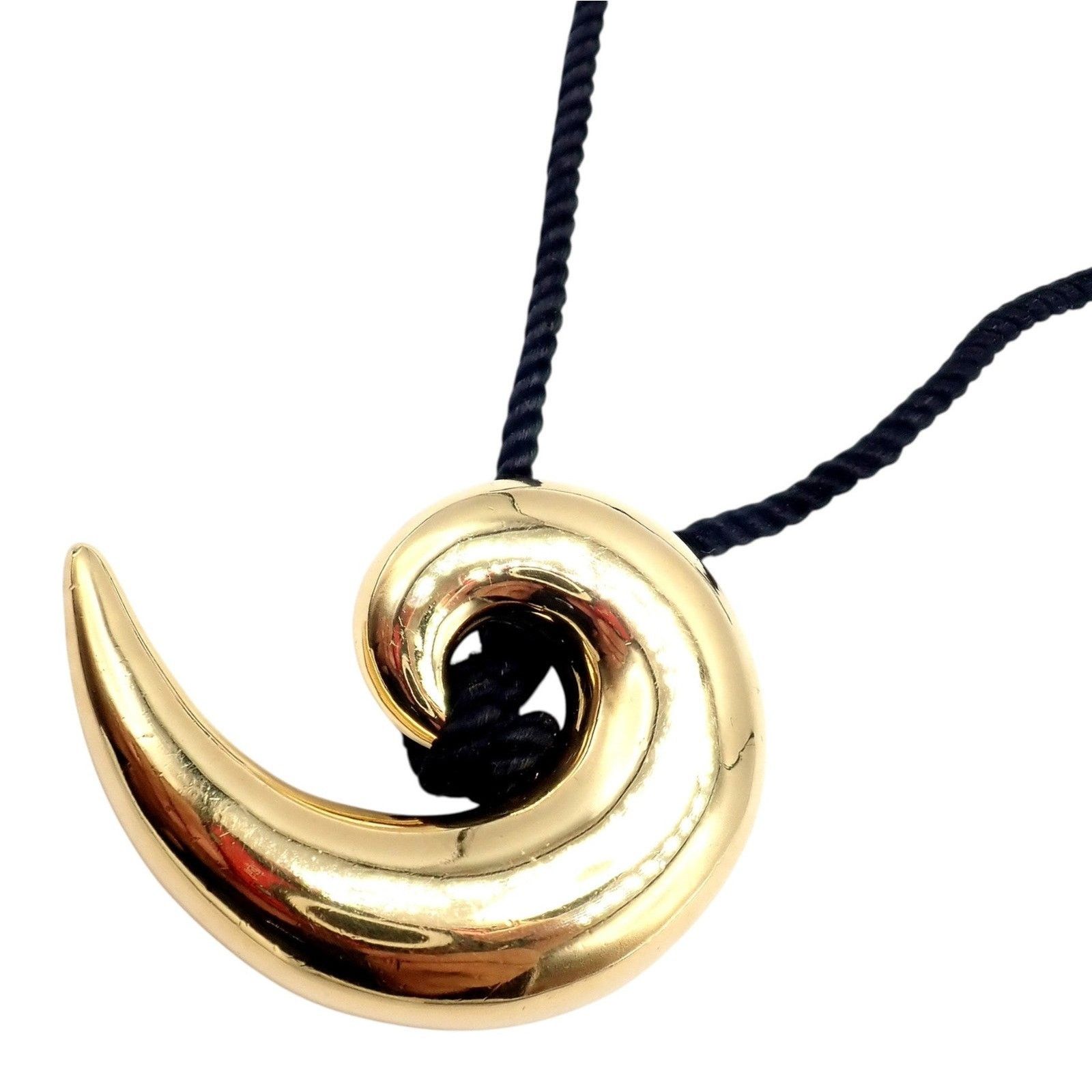 Tiffany & Co. Tiffany & Co 18k Gold Cummings Spiral Nautilus Necklace Size ONE SIZE - 10 Thumbnail