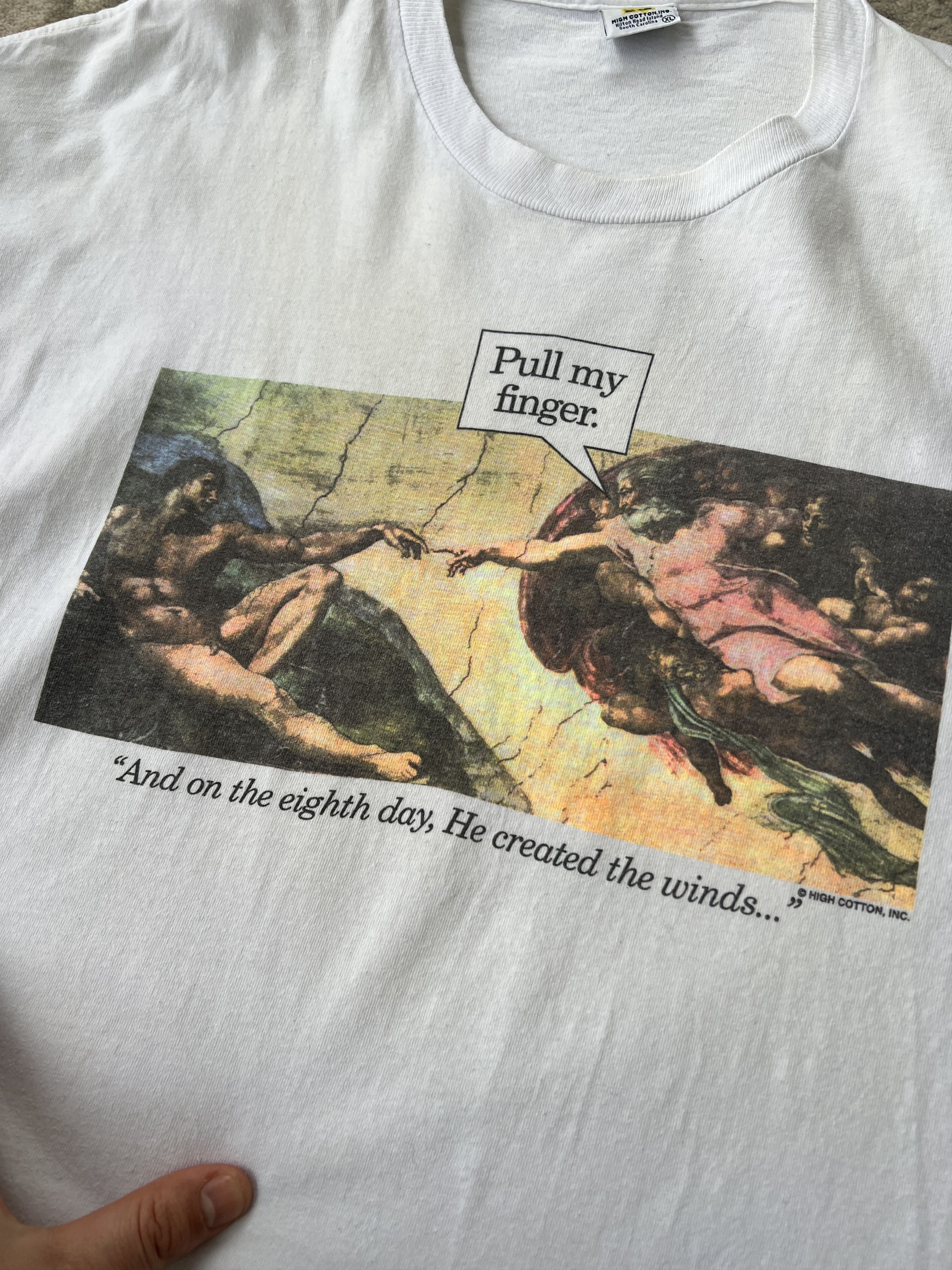 Other Pull my finger. And on the eighth day, He created the winds Size US XL / EU 56 / 4 - 2 Thumbnail