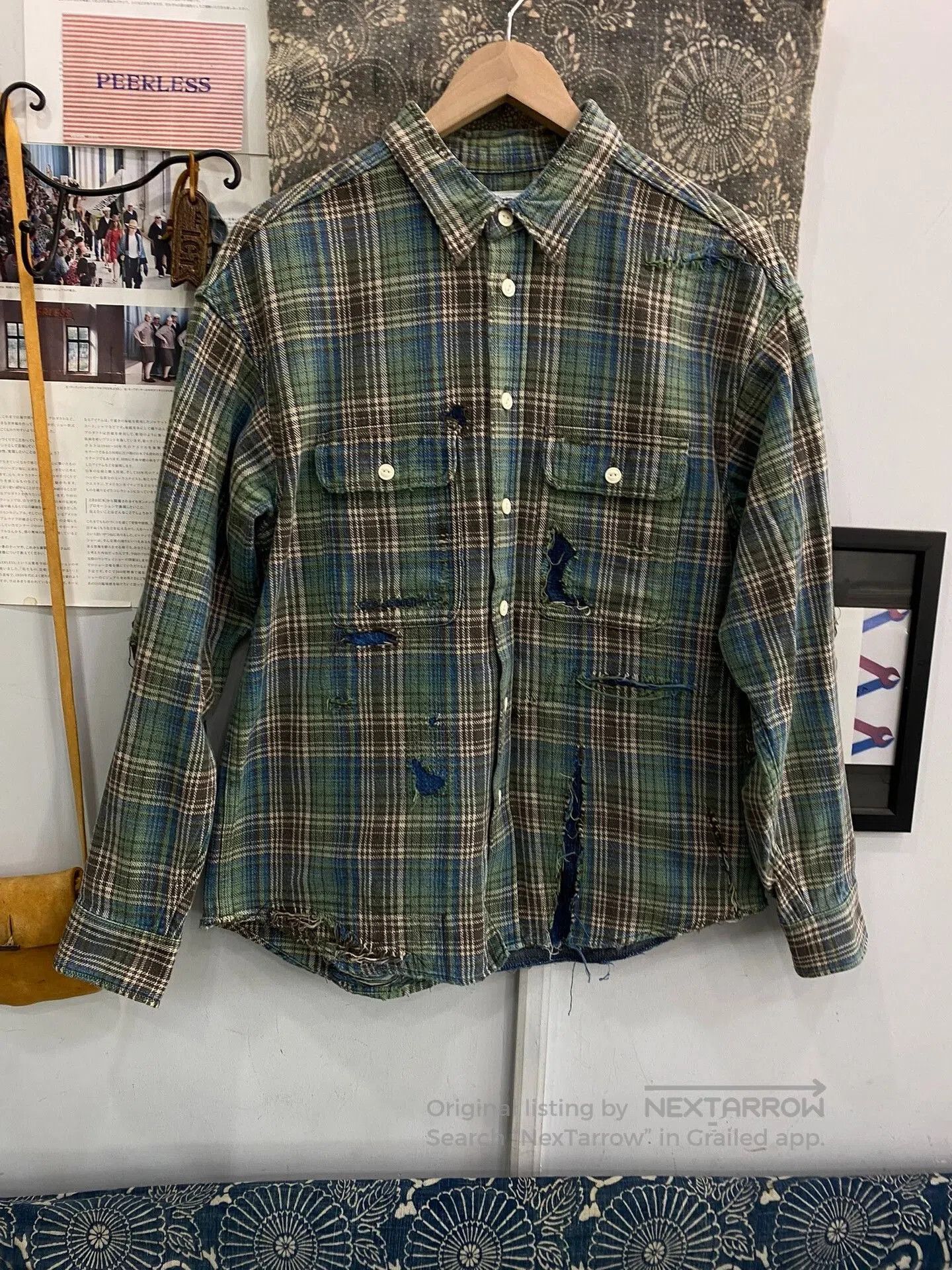 Visvim visvim green lumber shirt long sleeve. Size US S / EU 44-46 / 1 - 1 Thumbnail