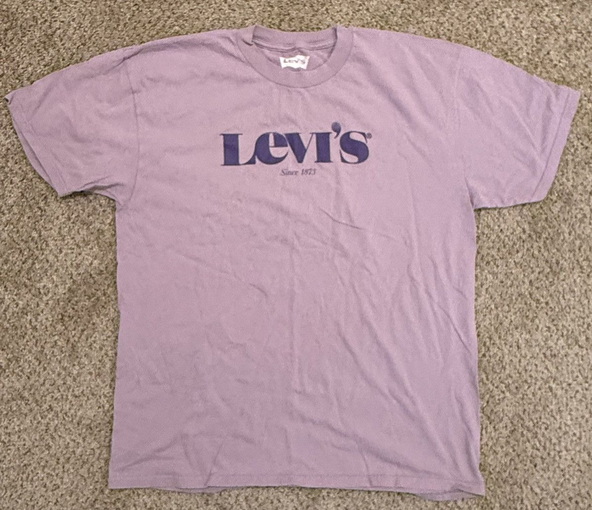 Levi's Levi’s Lavender Logo Tee Size US L / EU 52-54 / 3 - 1 Thumbnail