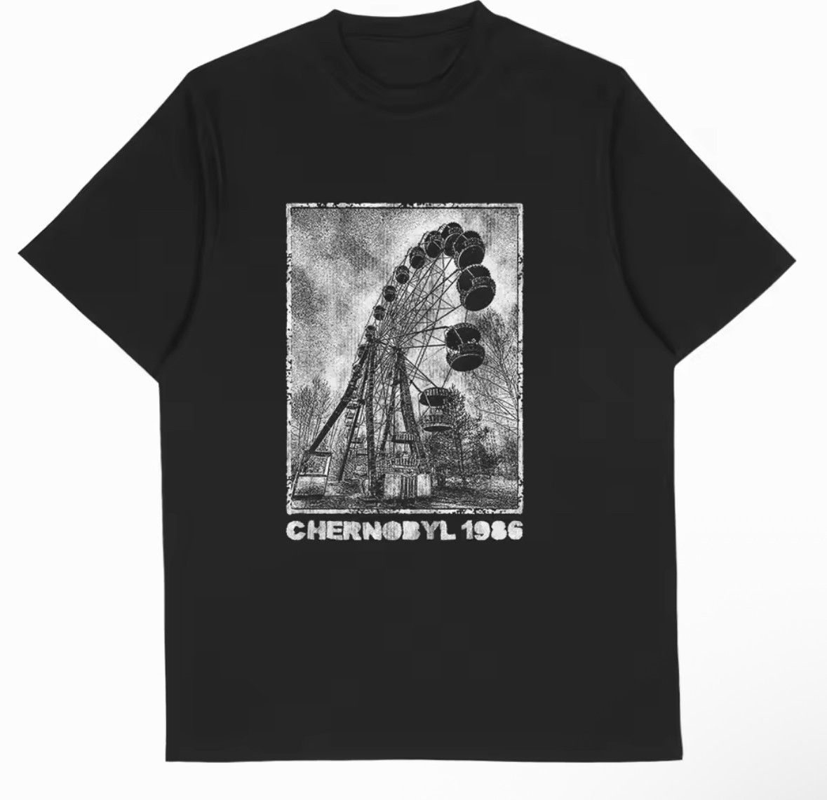 Other Streetwear Retro Ferris Wheels Print T-Shirt Punk Size US M / EU 48-50 / 2 - 1 Thumbnail