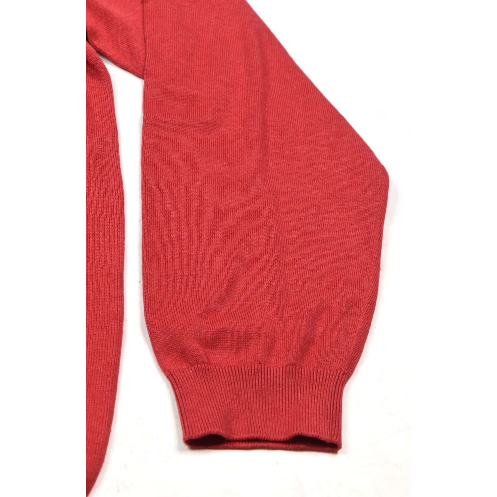 Vintage Paul Fredrick Supima Cotton V-Neck Sweater Mens 2XL Red Long Sleeve Pullover Size US XXL / EU 58 / 5 - 6 Thumbnail